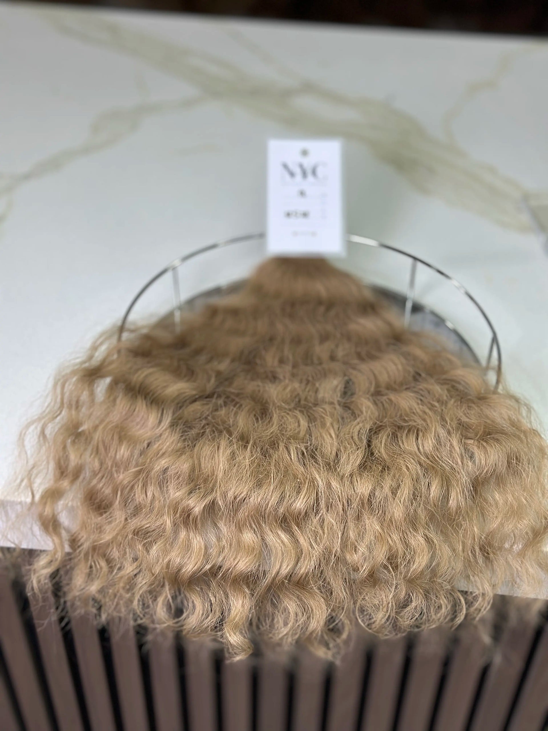 Bulk Slavic hair, colored ,wavy 18 inch: 106g