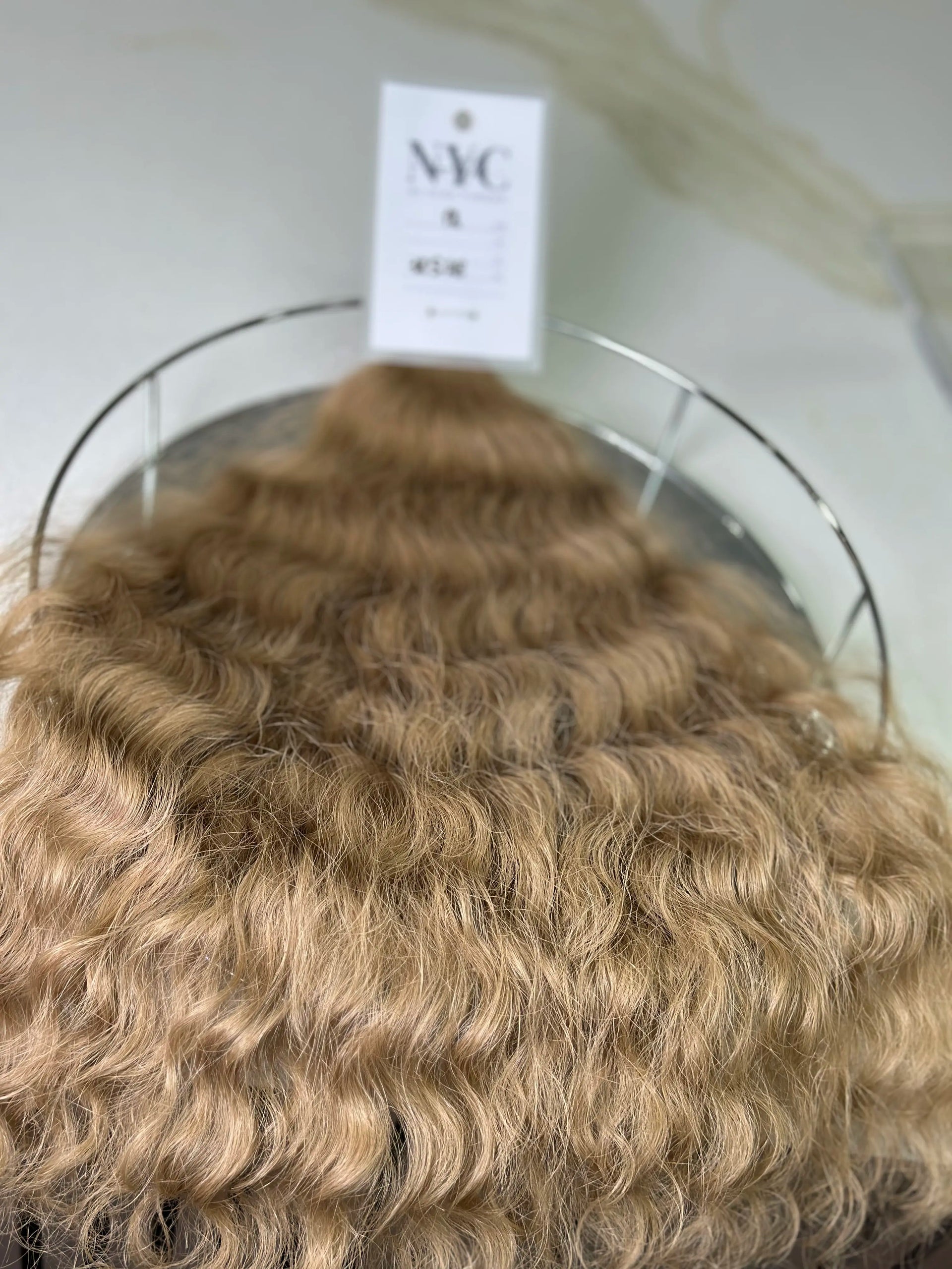 Bulk Slavic hair, colored ,wavy 18 inch: 106g