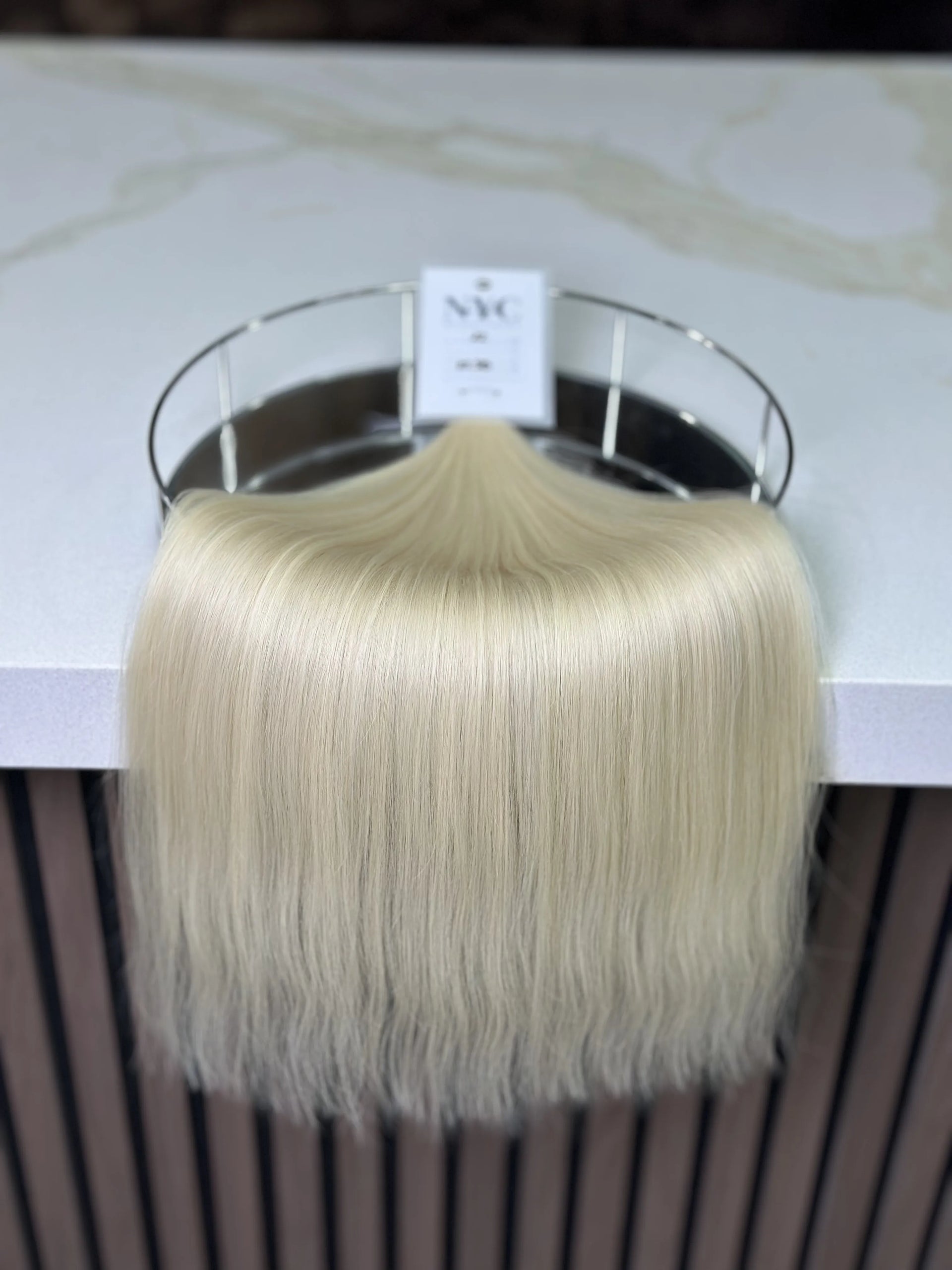 Bulk Slavic hair, colored ,wavy 22 inch: 83g