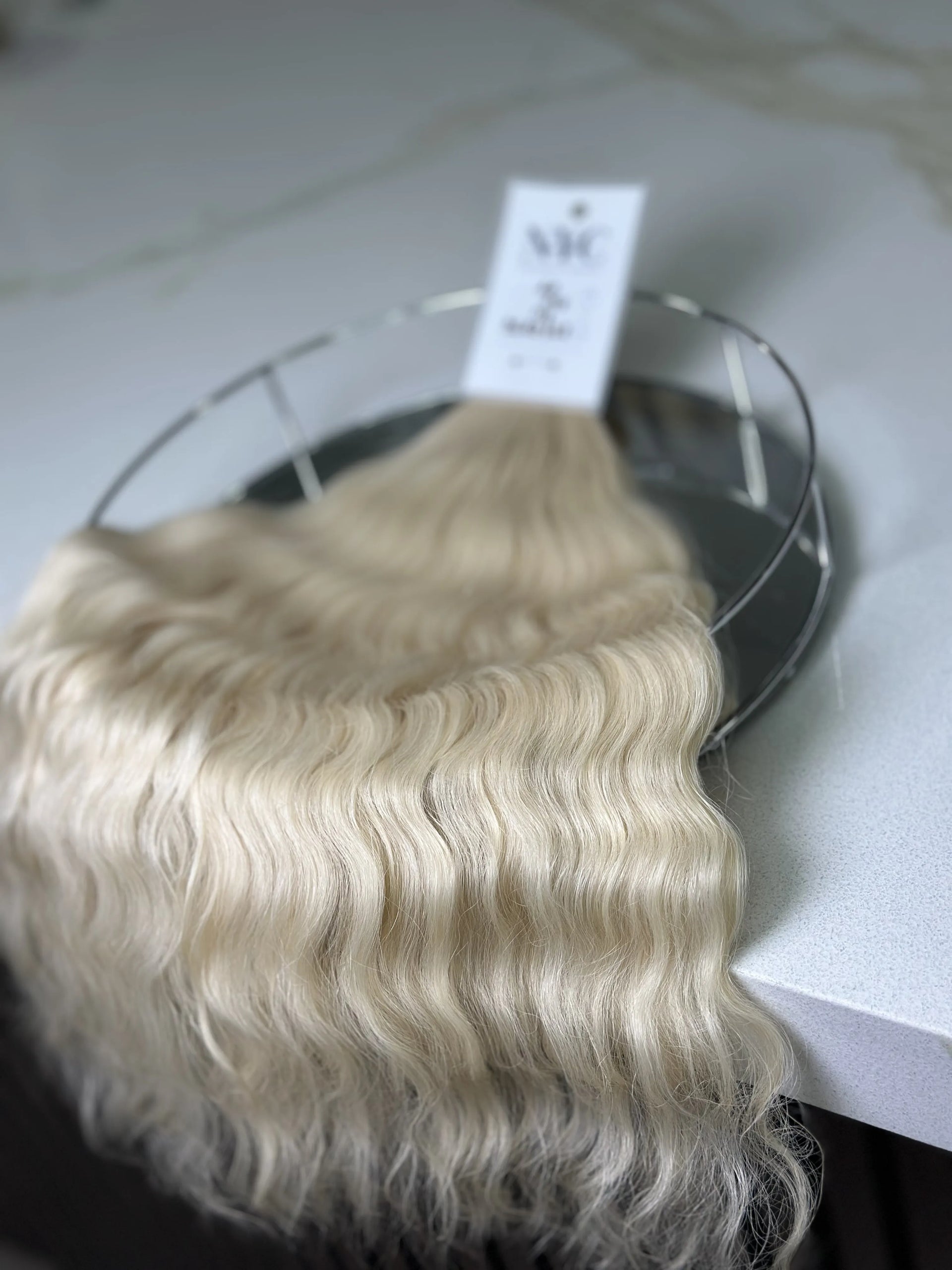 K-tip Slavic hair, colored, curly 20 inch, 138gr, 243str