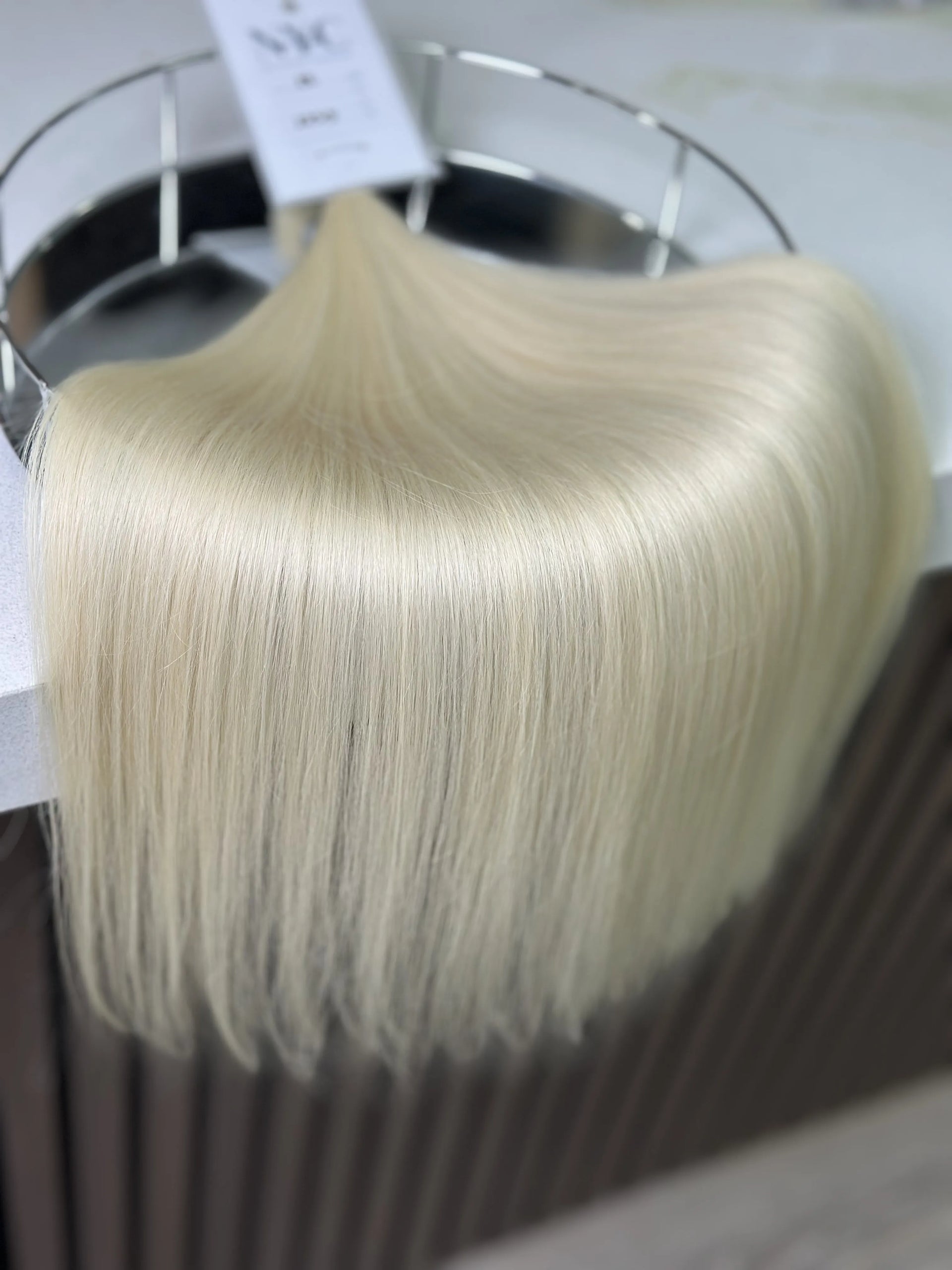 Bulk Slavic hair, colored, straight 22 inch: 102g