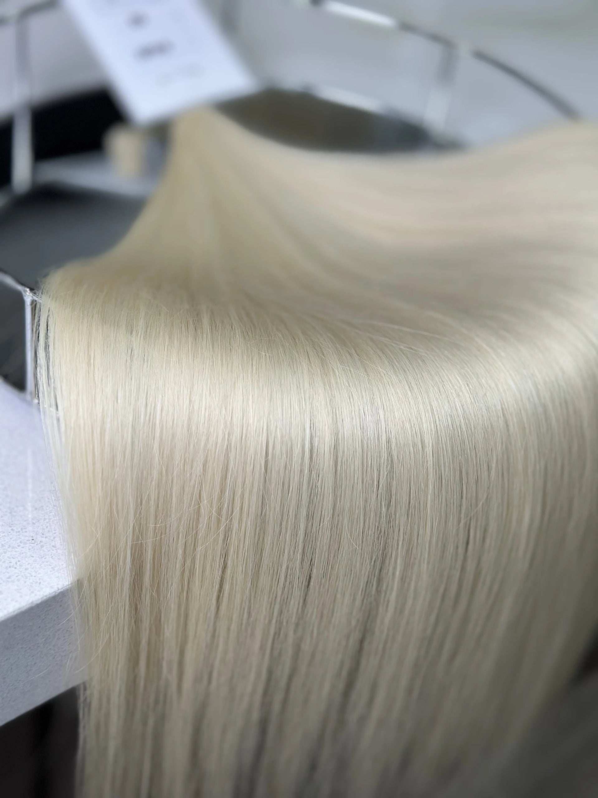 Bulk Slavic hair, colored, straight 22 inch: 102g