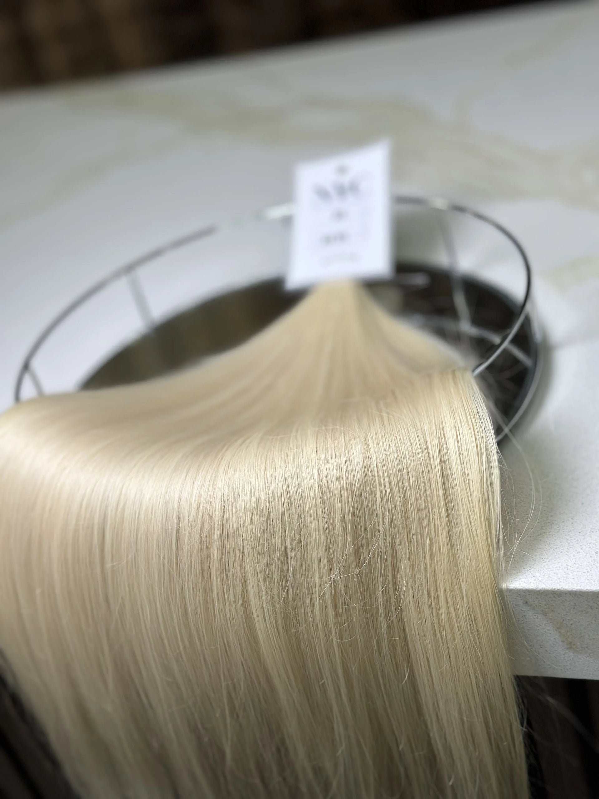 Bulk Slavic hair, colored, straight 22 inch: 102g