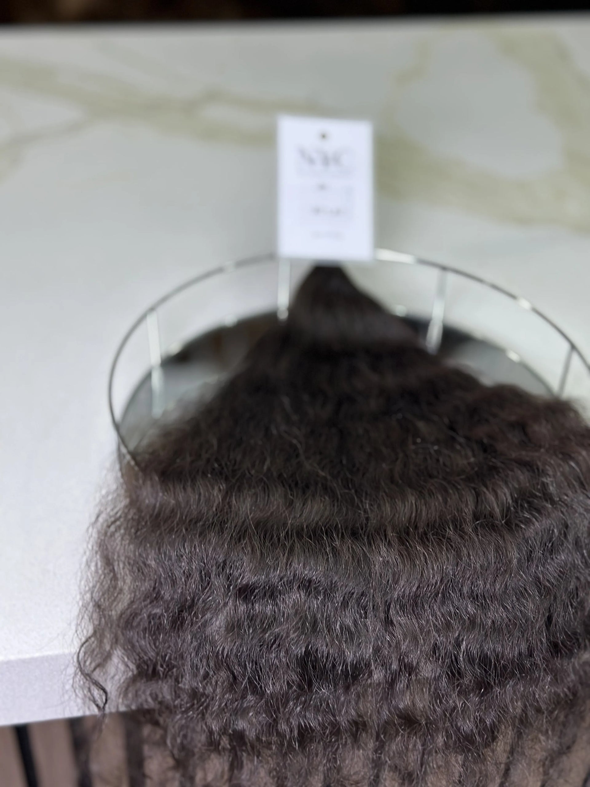 Bulk Slavic hair, colored ,curly 20 inch: 68g