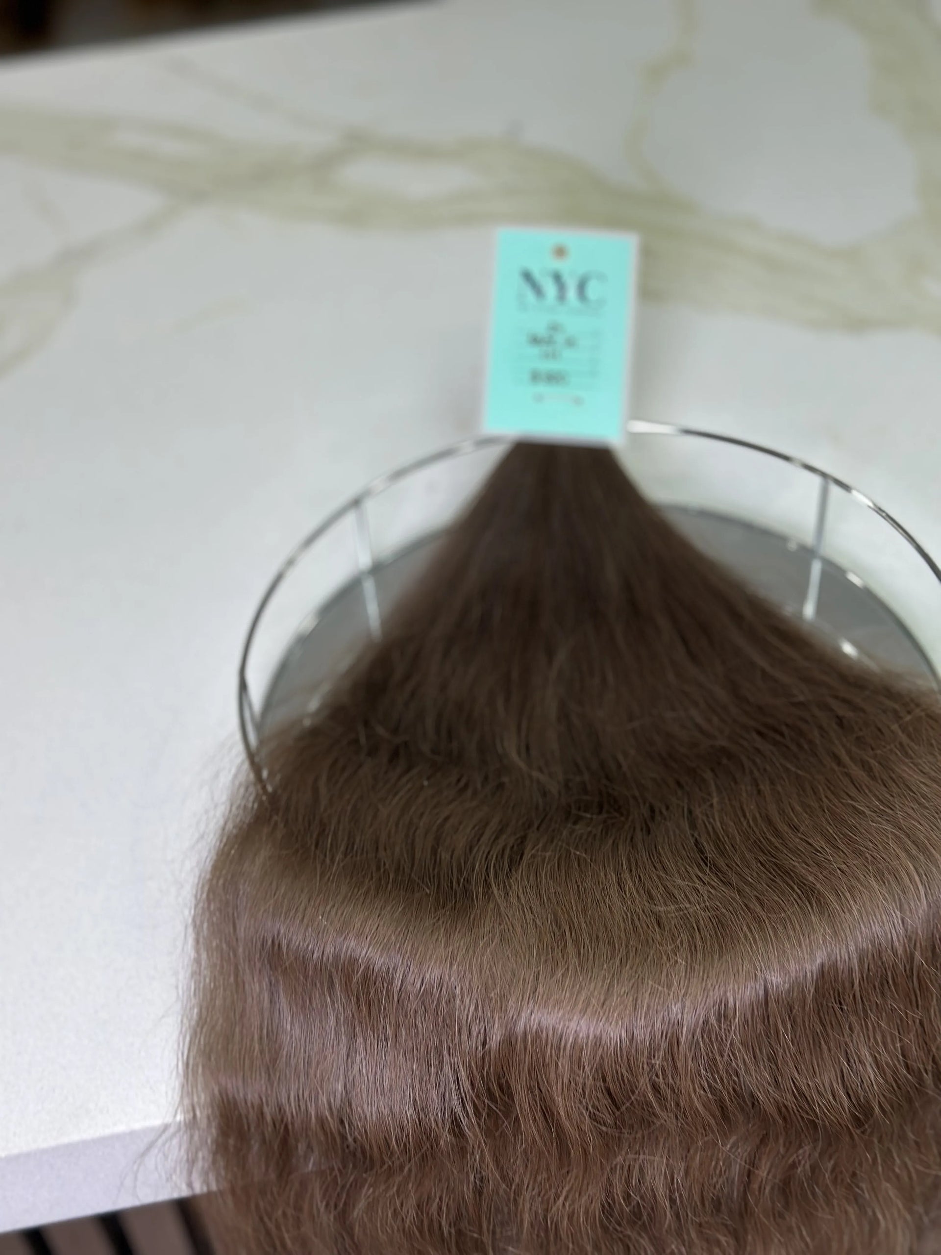 Tape in Slavic hair, colored, wavy 24 inch, 111gr