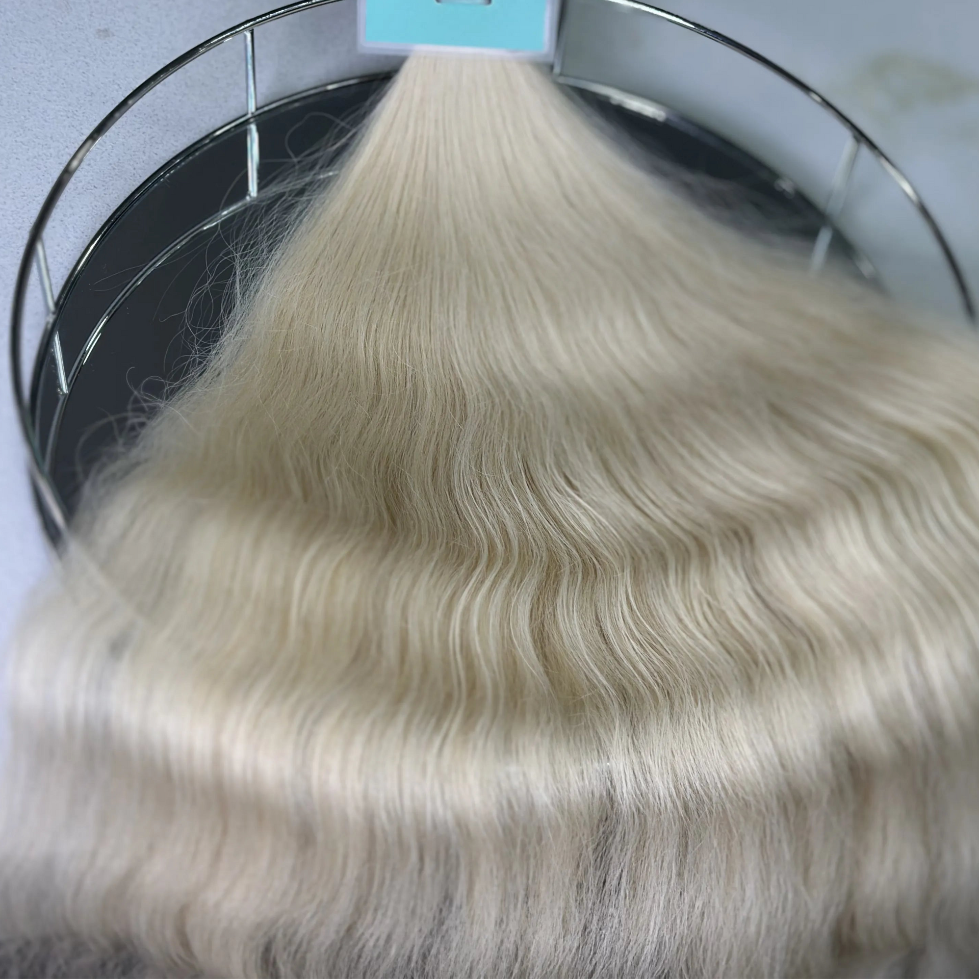 Tape in Slavic hair, colored, wavy 24 inch, 99gr