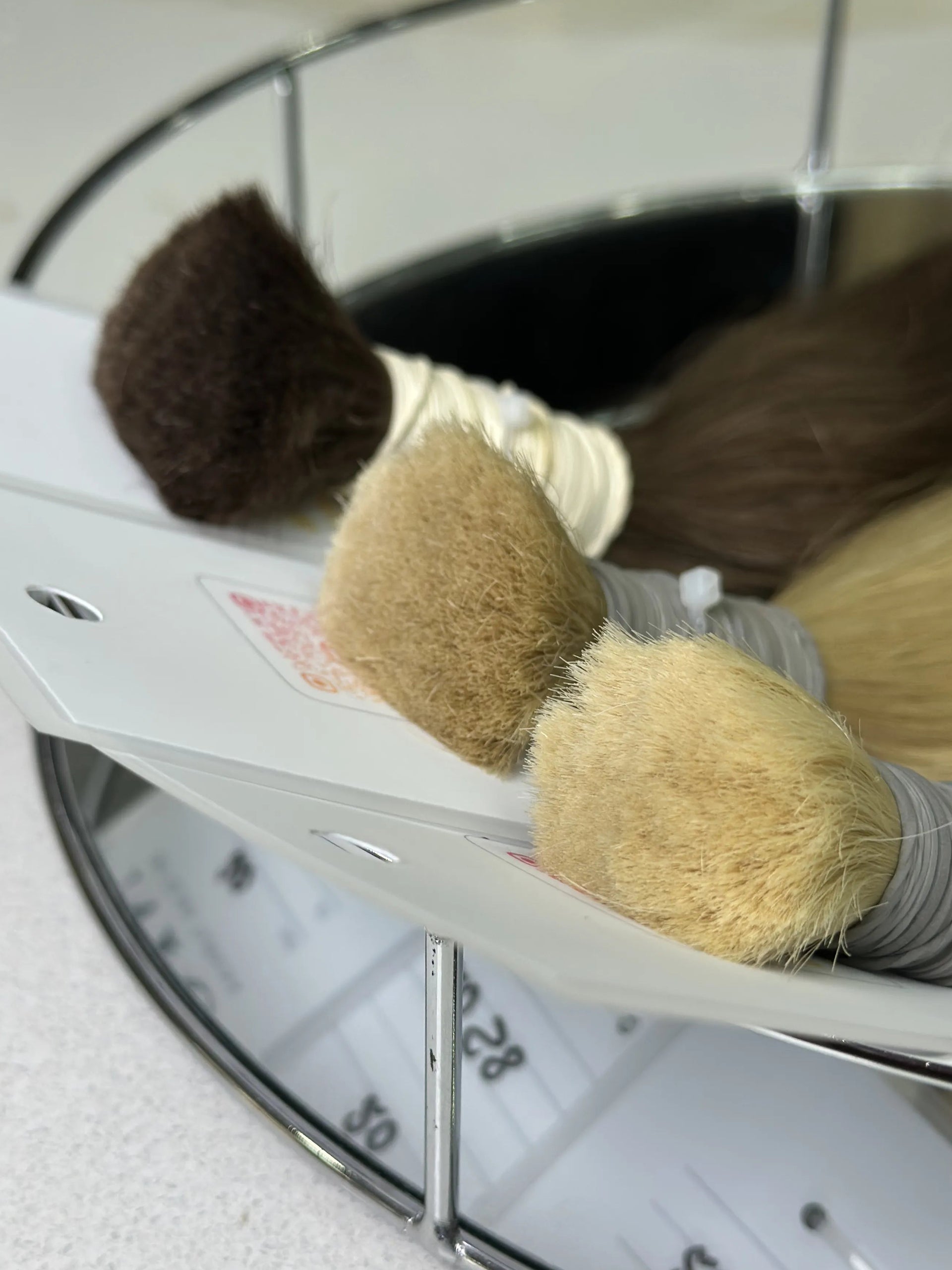 Bulk Slavic hair, colored, straight 22 inch: 98g