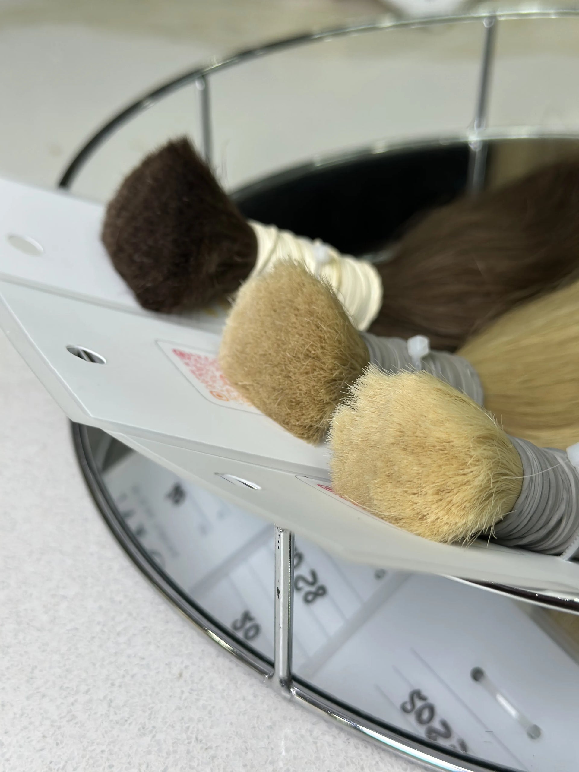 Bulk Slavic hair, colored ,wavy 20 inch: 69g