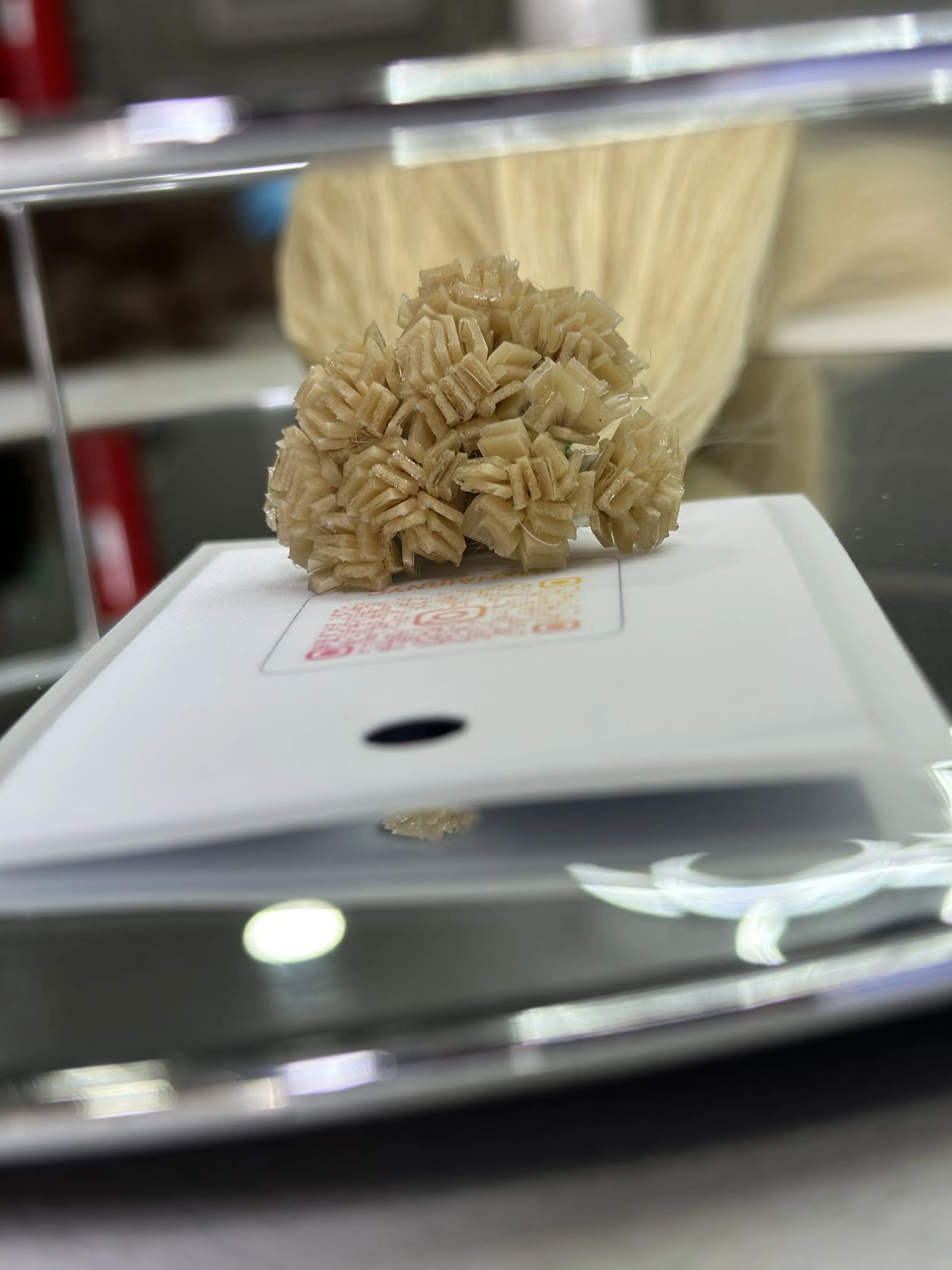 K-tip Slavic hair, colored, wavy 22 inch, 122gr, 195str