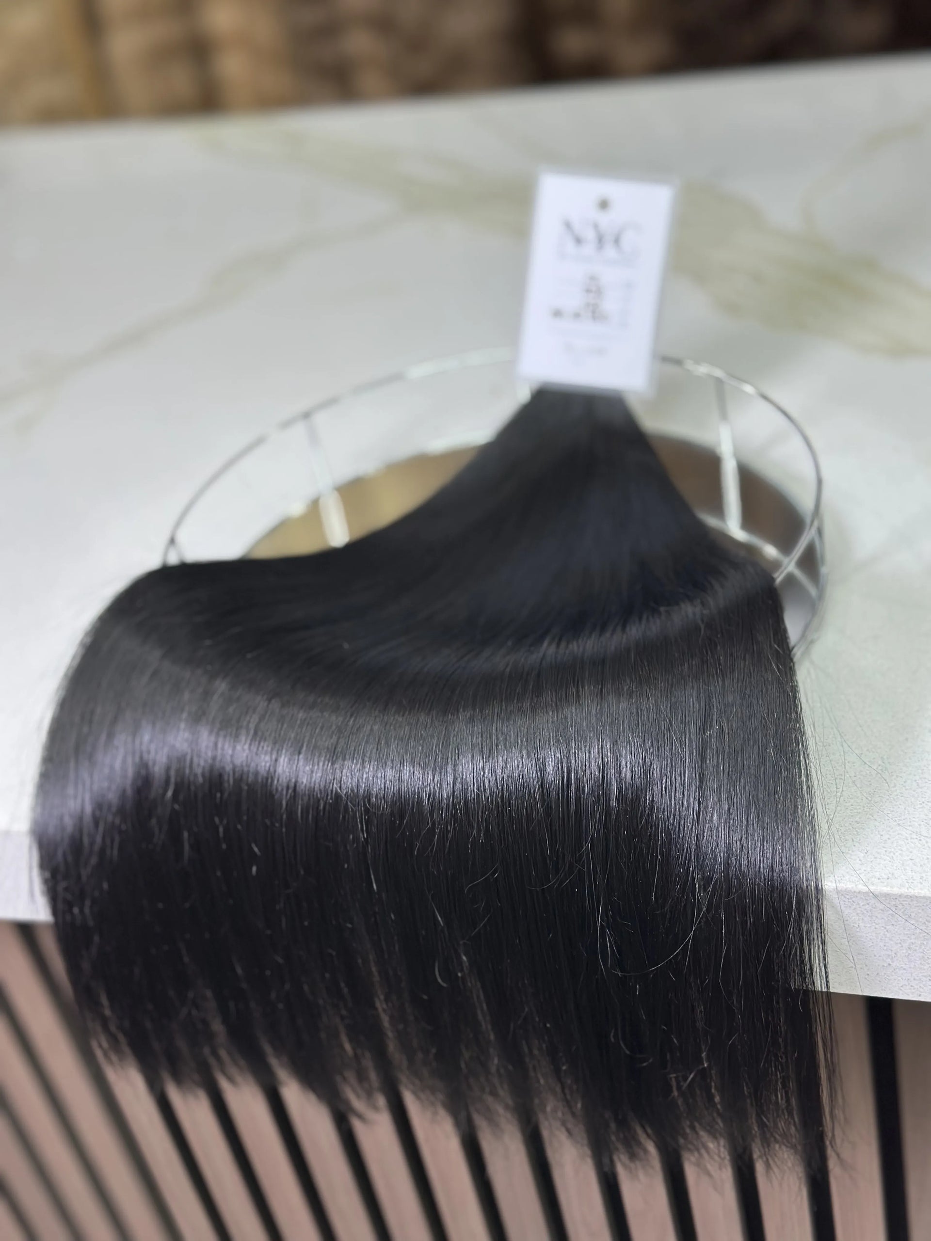 K-tip Slavic hair, colored, straight 22 inch, 122gr, 202str