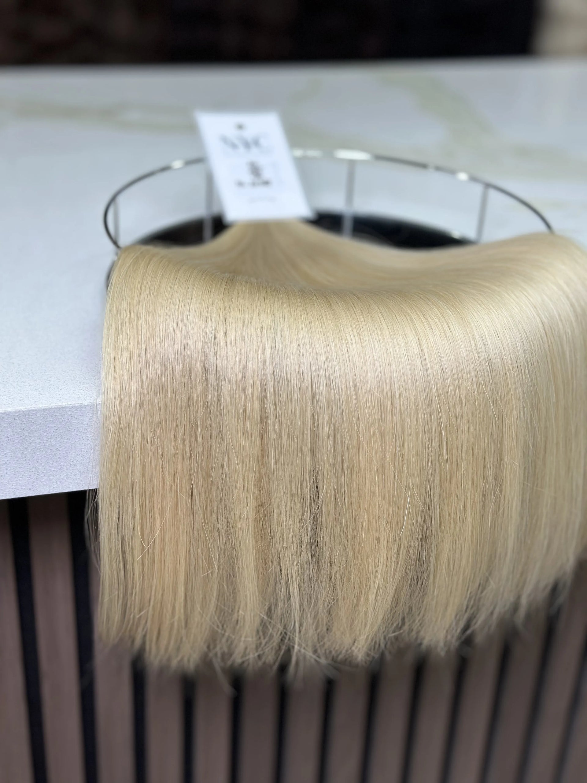 K-tip Slavic hair, colored, straight 20 inch, 126gr, 225 str