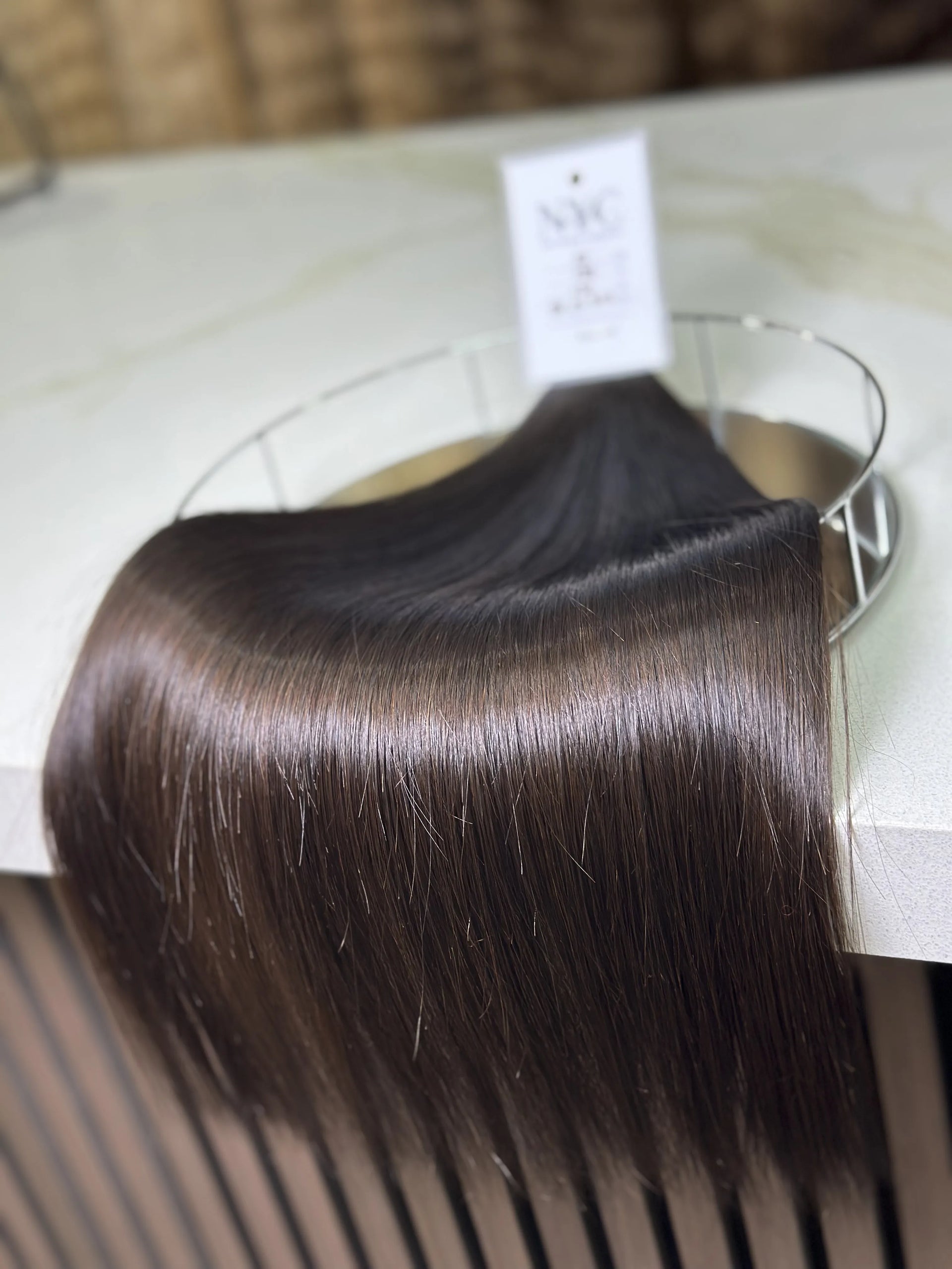 K-tip Slavic hair, colored, straight 22 inch, 130gr, 199str