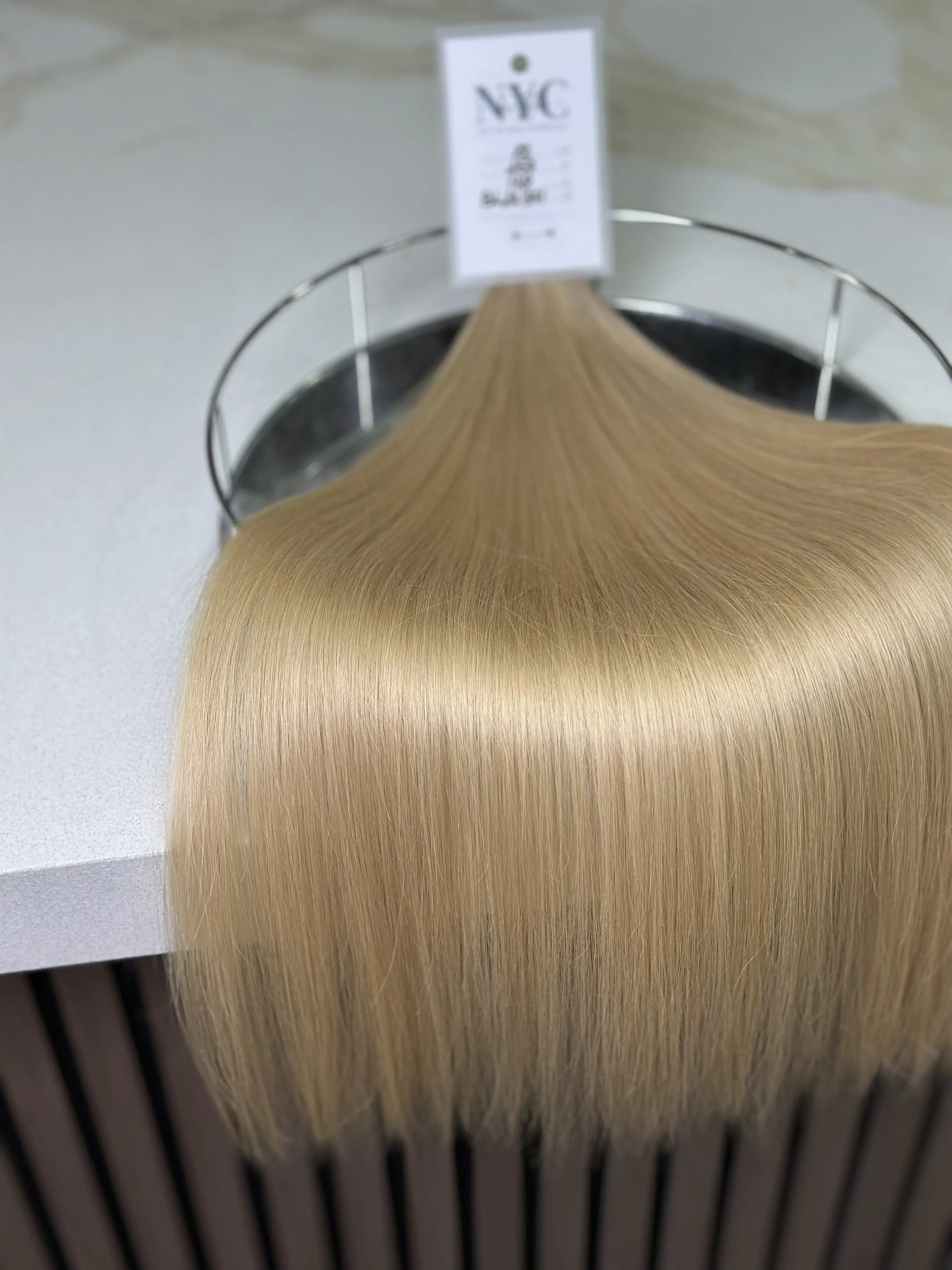 K-tip Slavic hair, colored, straight 22 inch, 139gr, 257 str