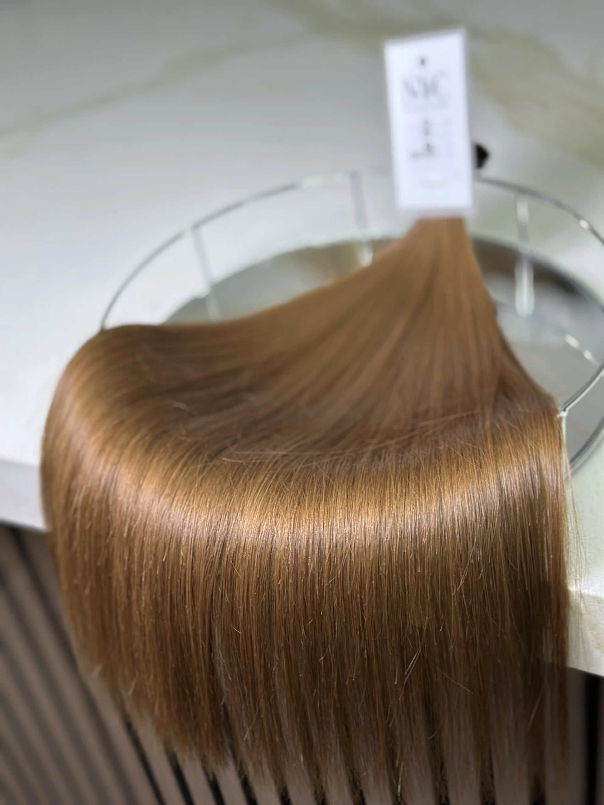 K-tip Slavic hair, colored, straight 20 inch, 120gr, 245 str