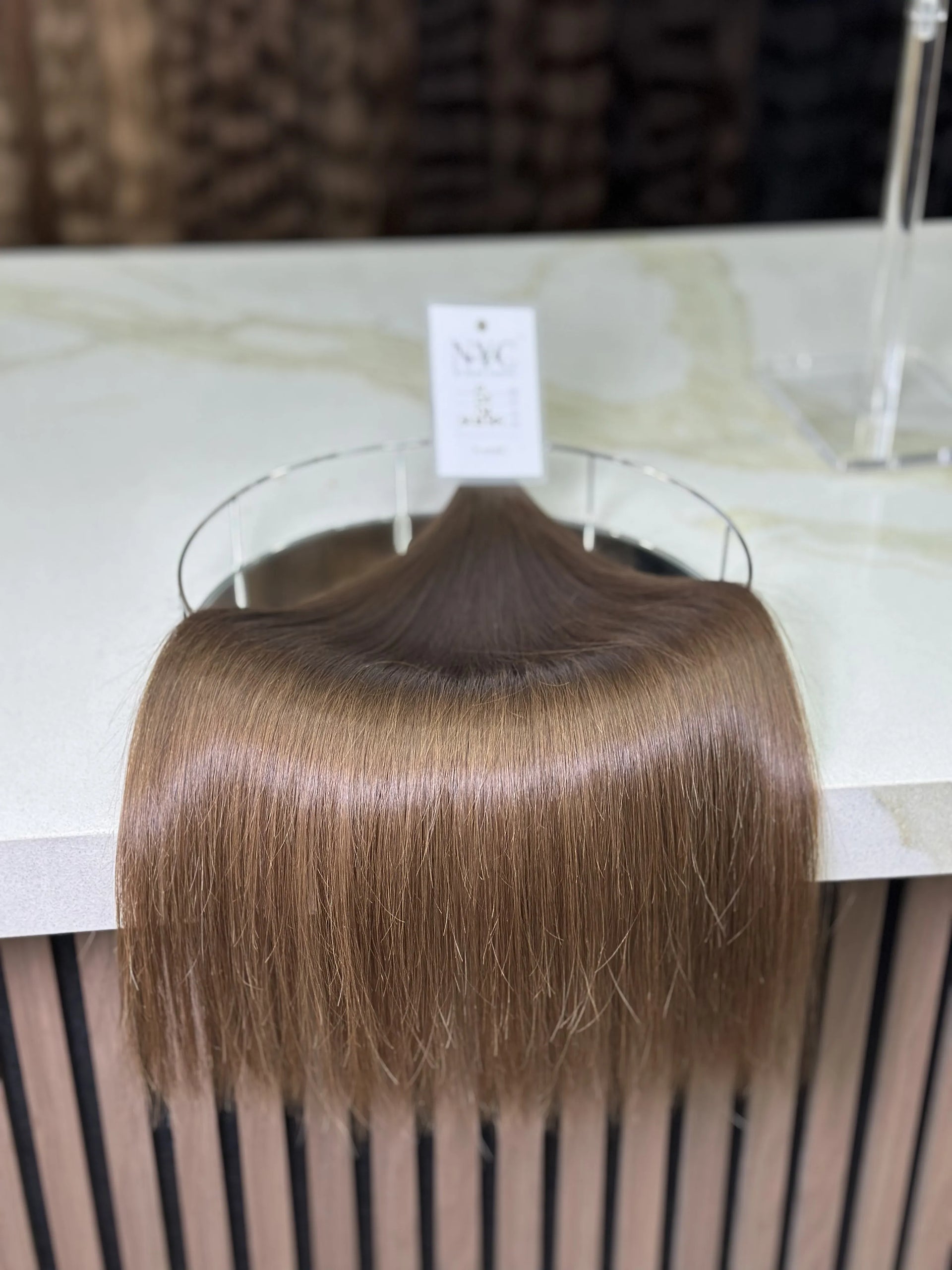 K-tip Slavic hair, colored, straight 22 inch, 132gr, 230str