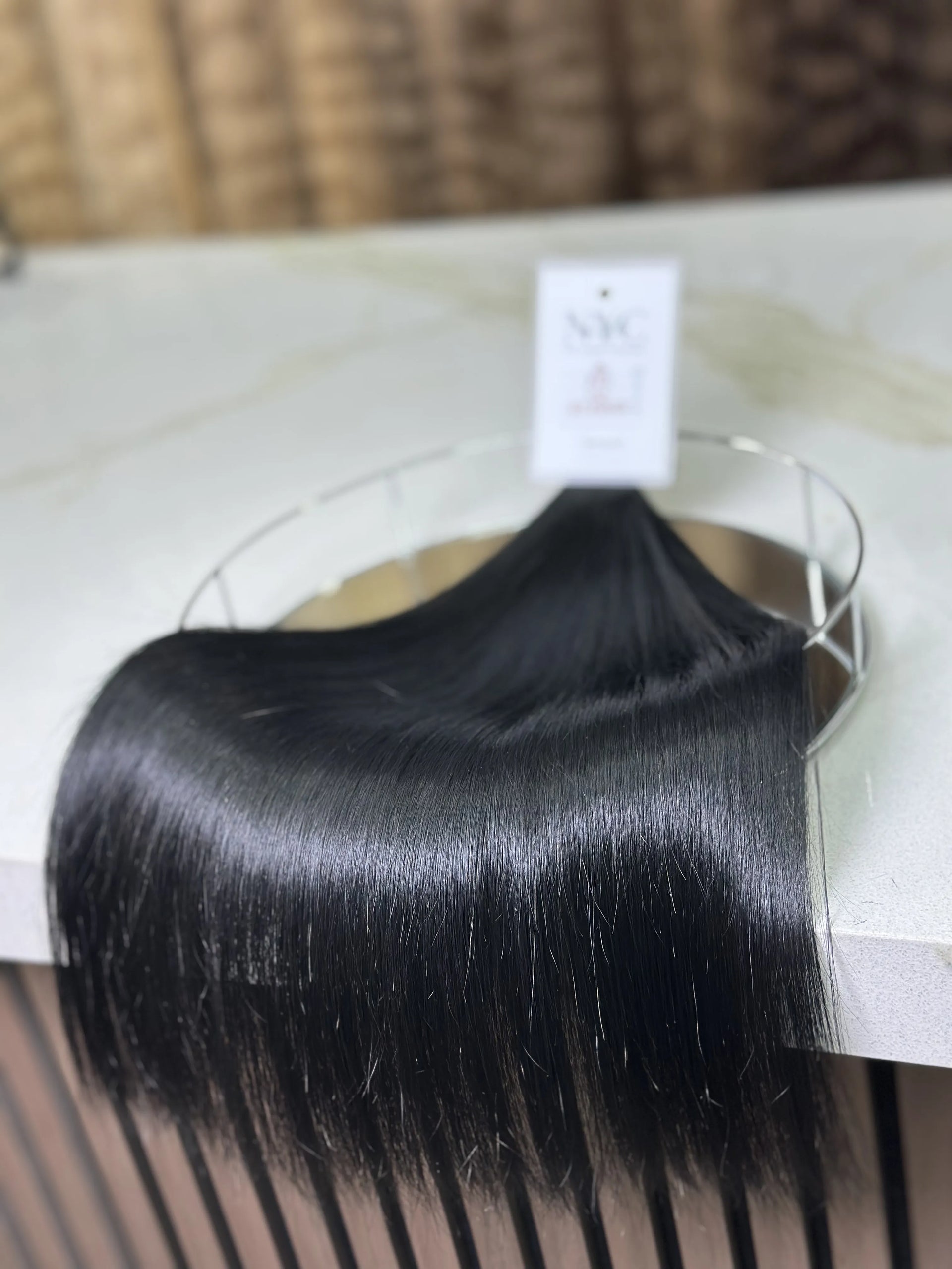 K-tip Slavic hair, colored, straight 20 inch, 138gr, 250str