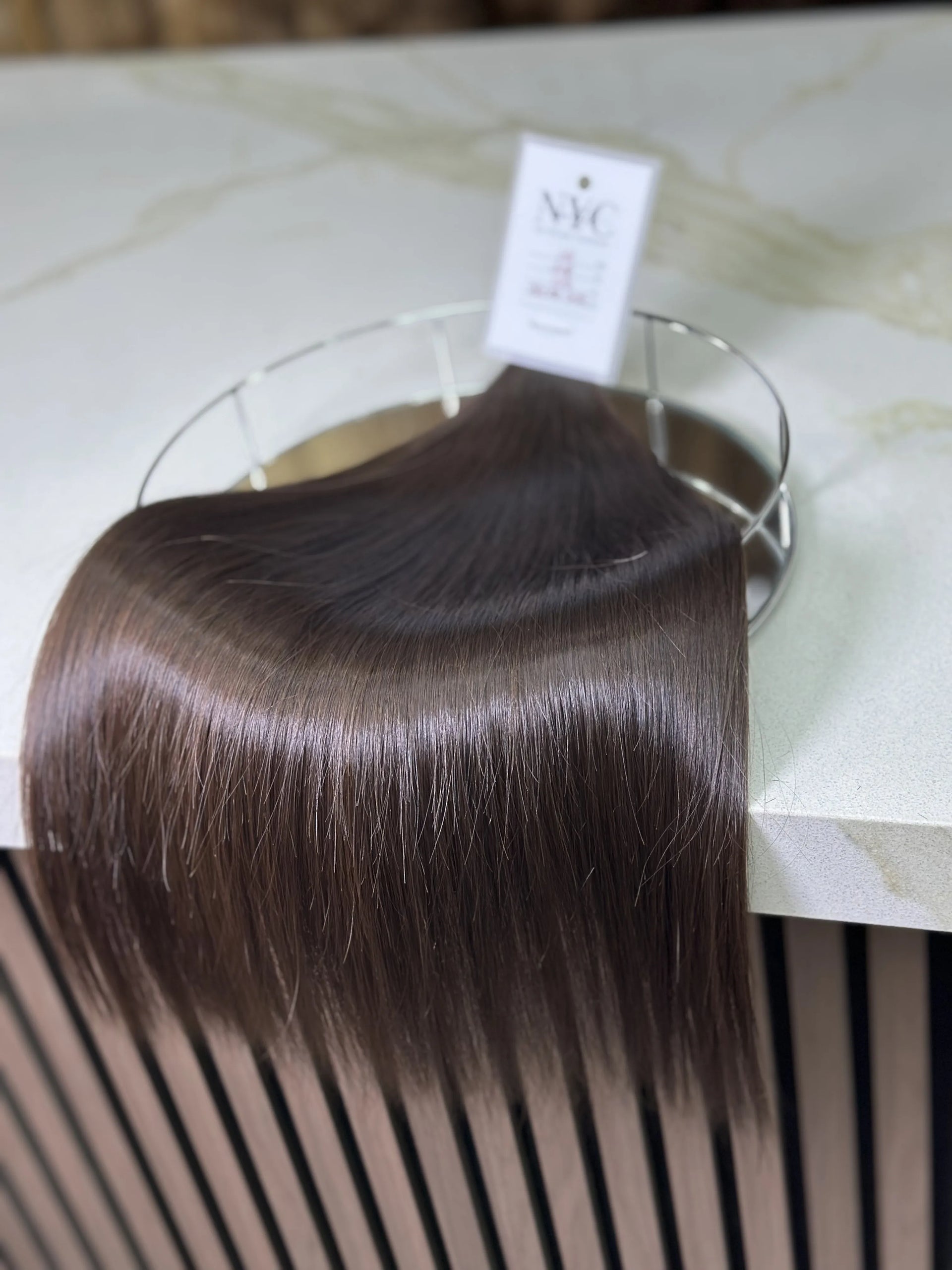 K-tip Slavic hair, colored, straight 22 inch, 133gr, 219str