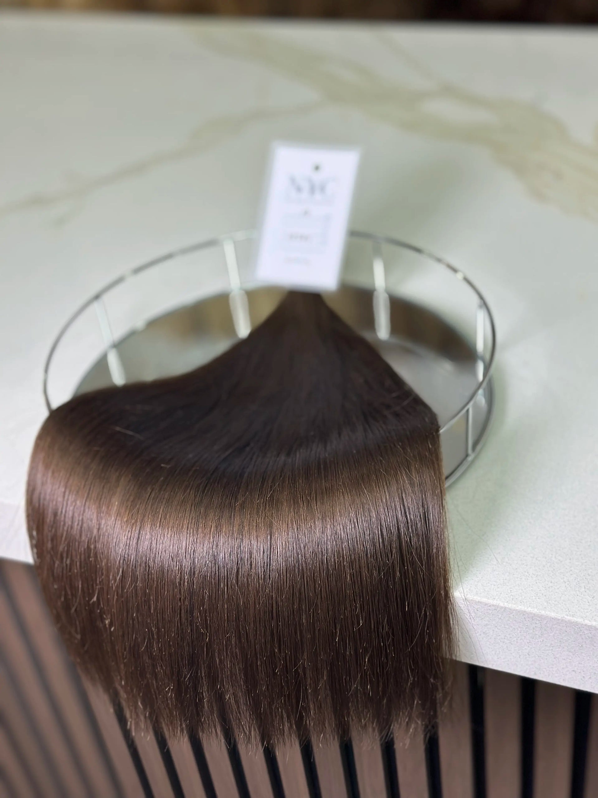 Bulk Slavic hair, colored, straight 18 inch: 102g