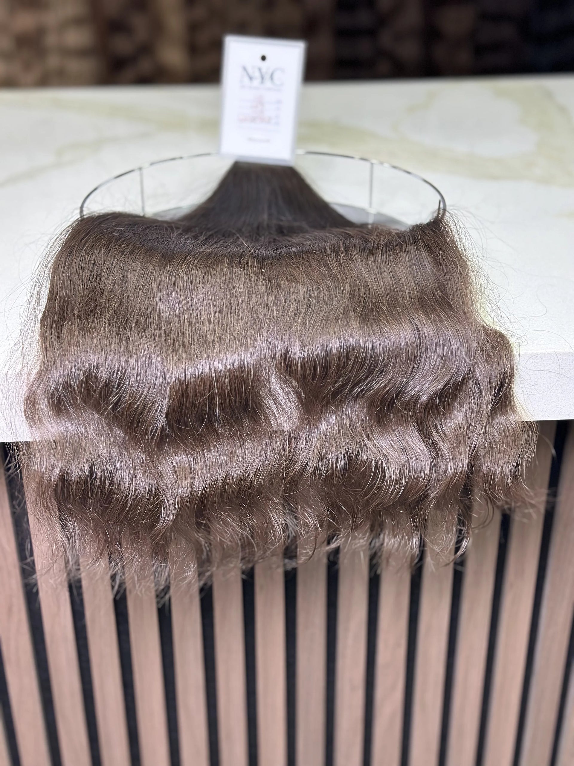 K-tip Slavic hair, colored, wavy 22 inch, 133gr, 223str