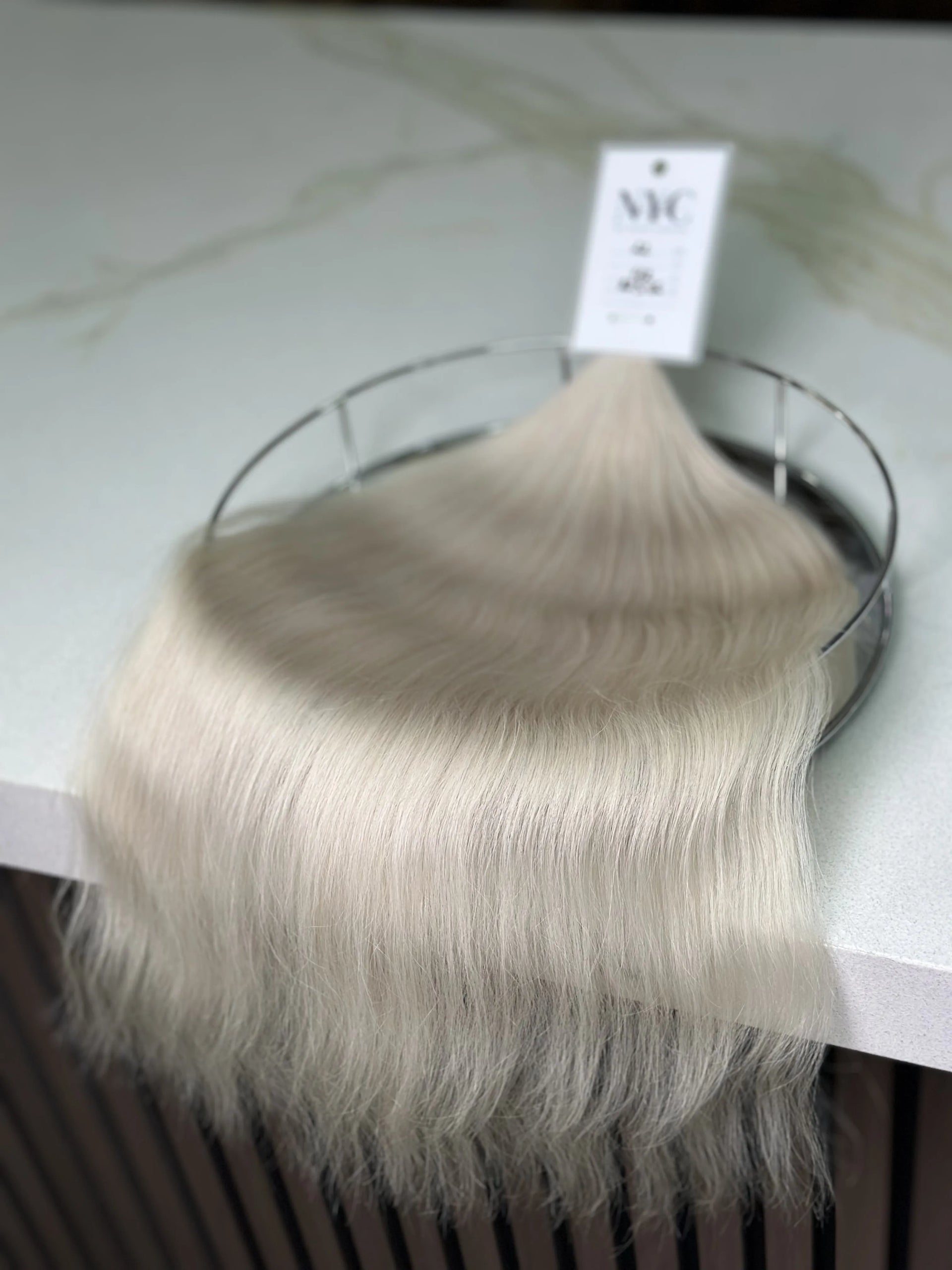 Bulk Slavic hair, colored ,wavy 22 inch: 111g