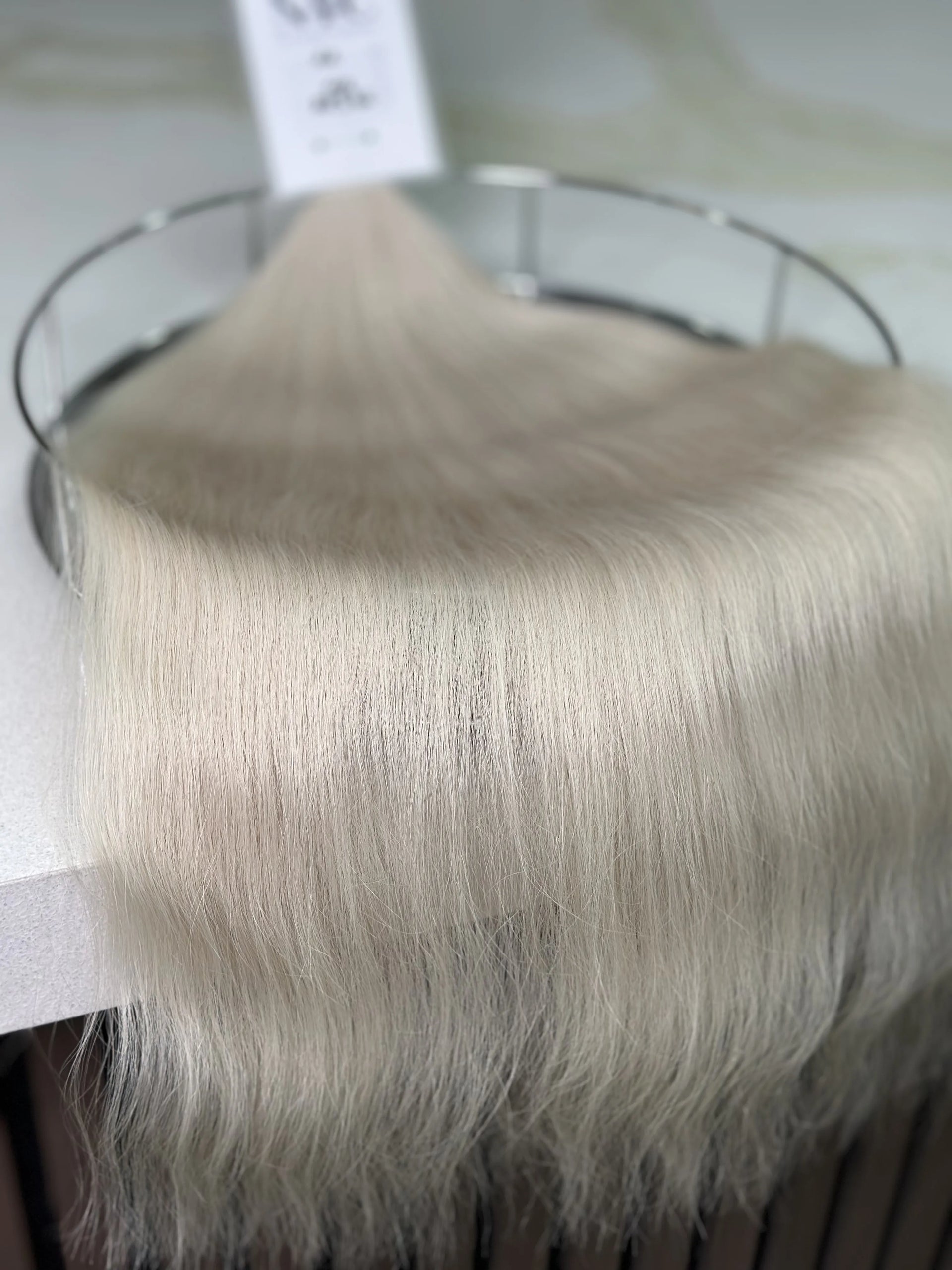 Bulk Slavic hair, colored ,wavy 22 inch: 111g