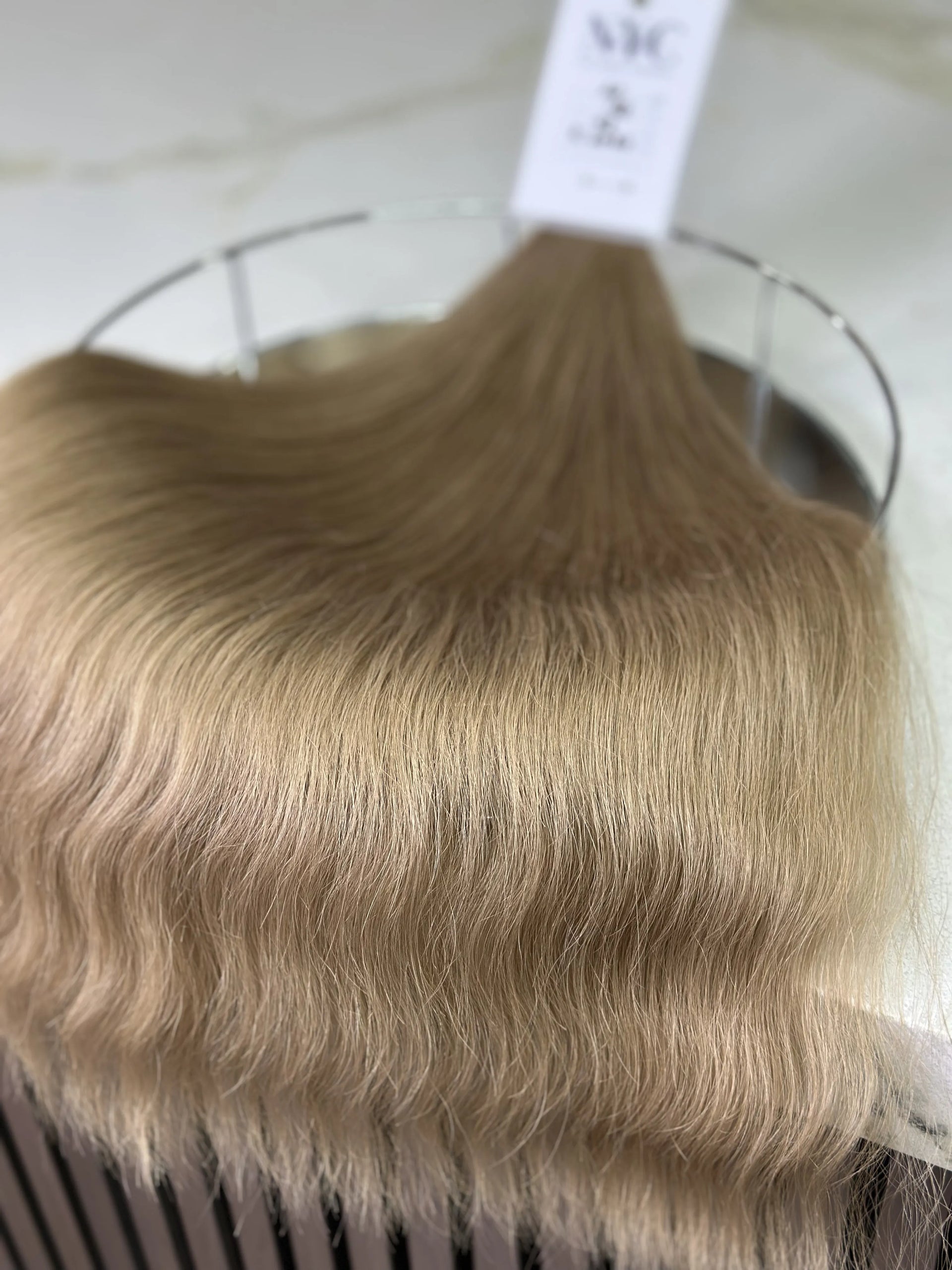 K-tip Slavic hair, colored, wavy 20 inch, 118gr, 188 str