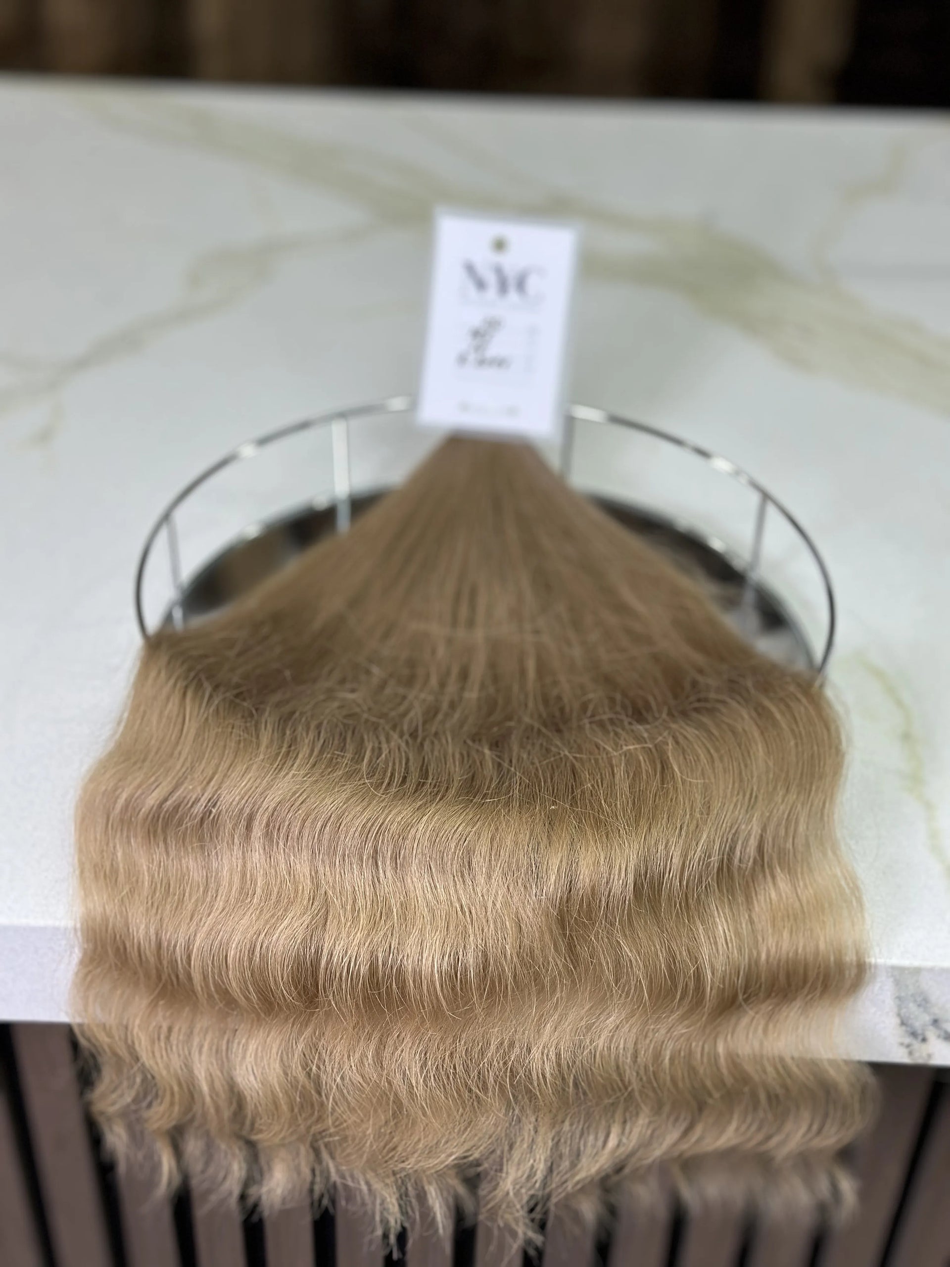 K-tip Slavic hair, colored, wavy 20 inch, 74gr, 165 str