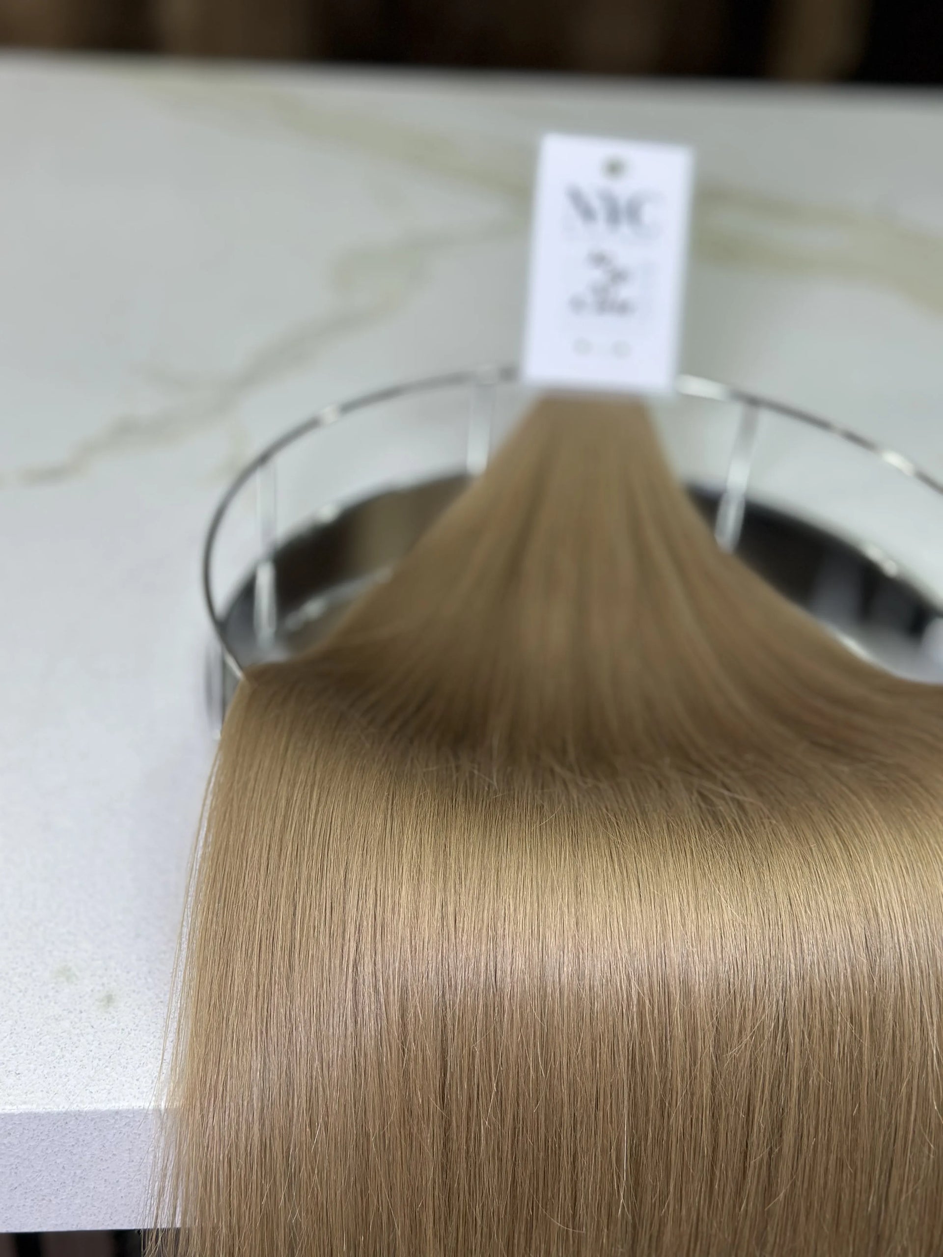 K-tip Slavic hair, colored, straight 20 inch, 137gr, 251 str