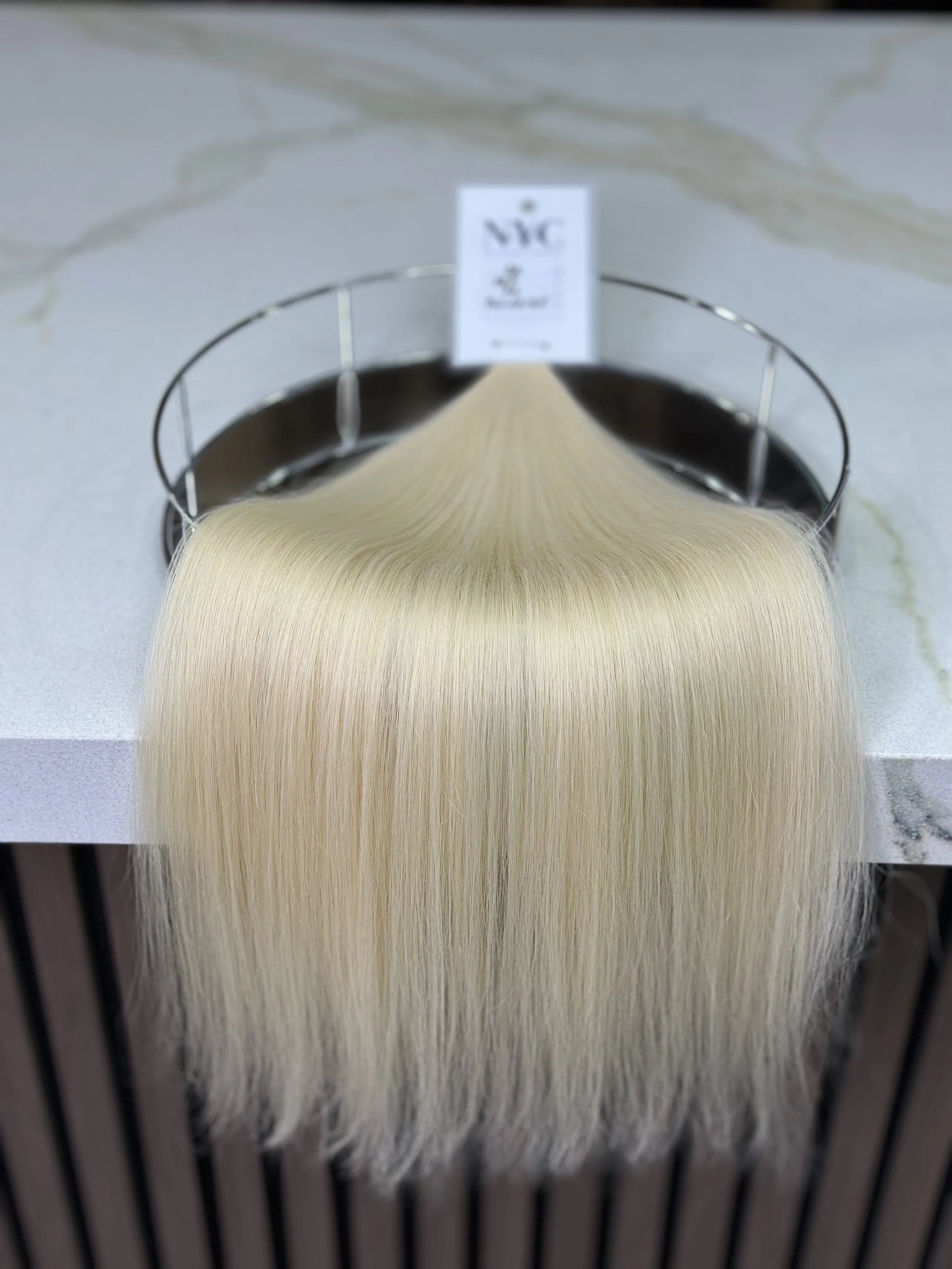 K-tip Slavic hair, colored, straight 22 inch, 73gr, 120 str