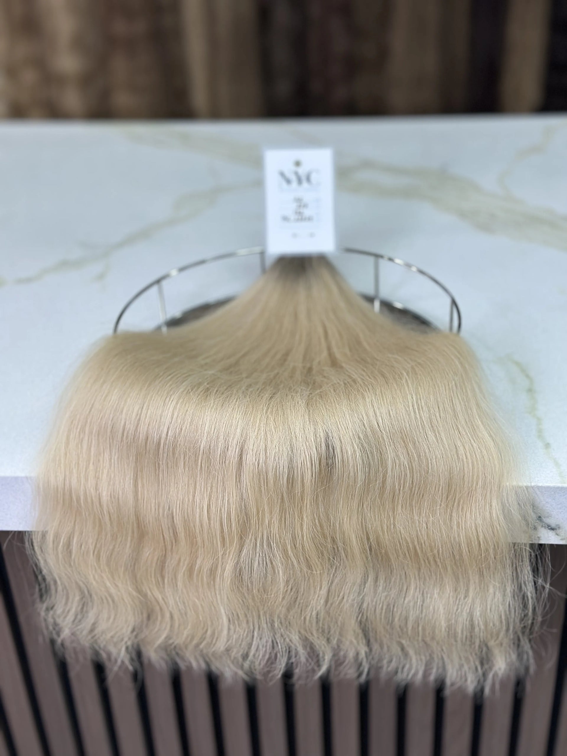 K-tip Slavic hair, colored, wavy 22 inch, 197gr, 132str