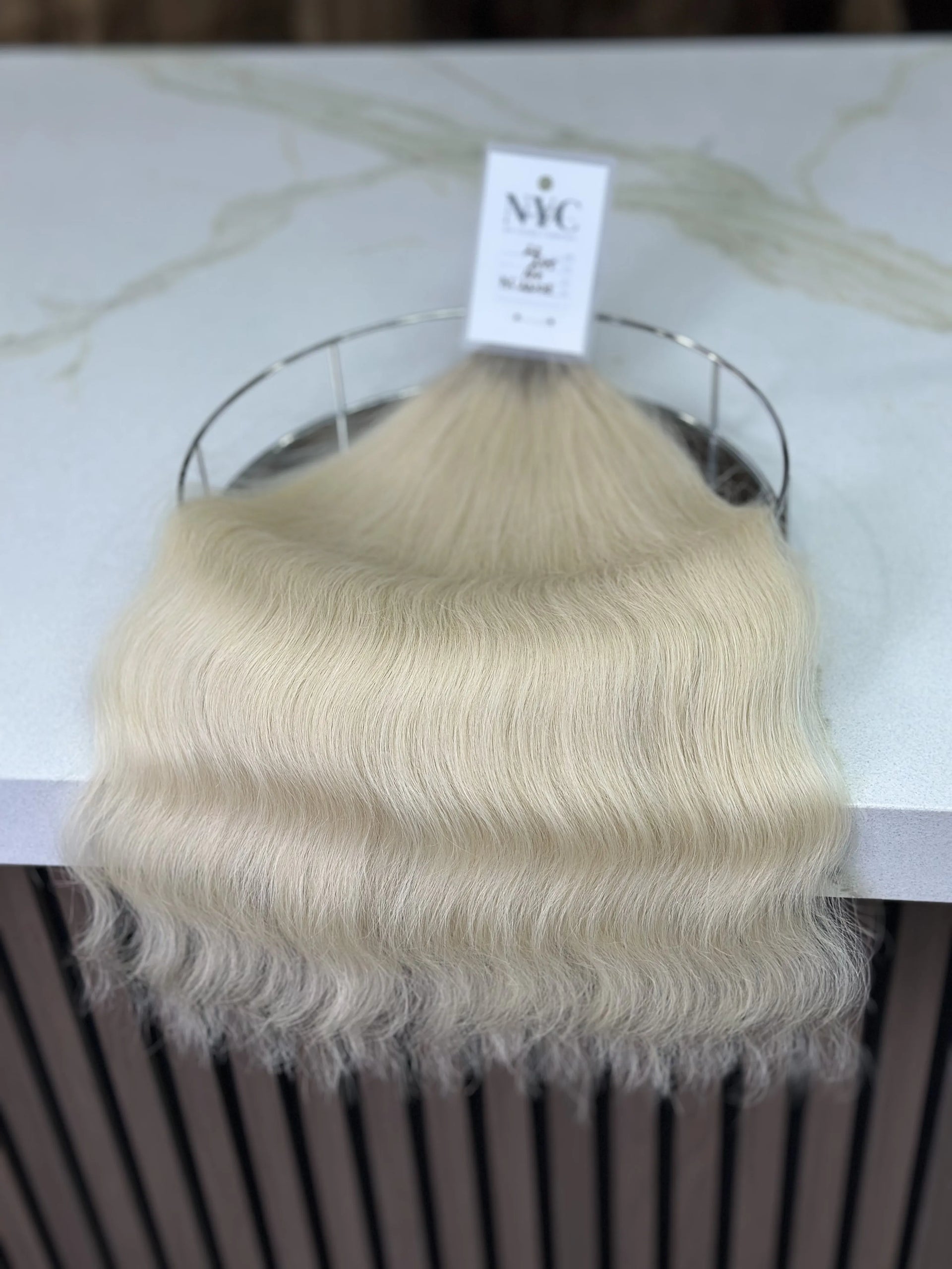 K-tip Slavic hair, colored, wavy 22 inch, 144gr, 245 str