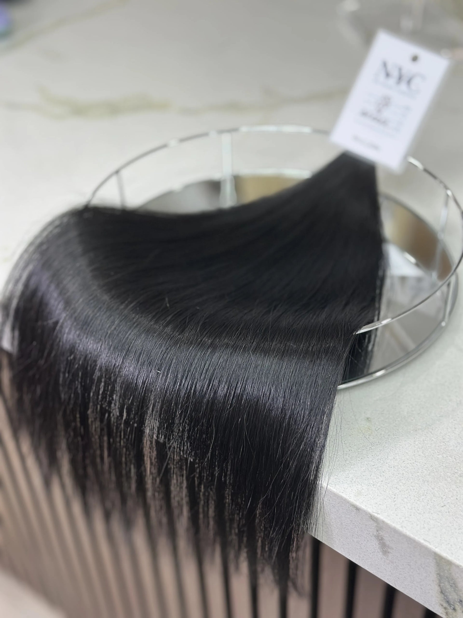 K-tip Slavic hair, colored, straight 20 inch, 78gr, 150str