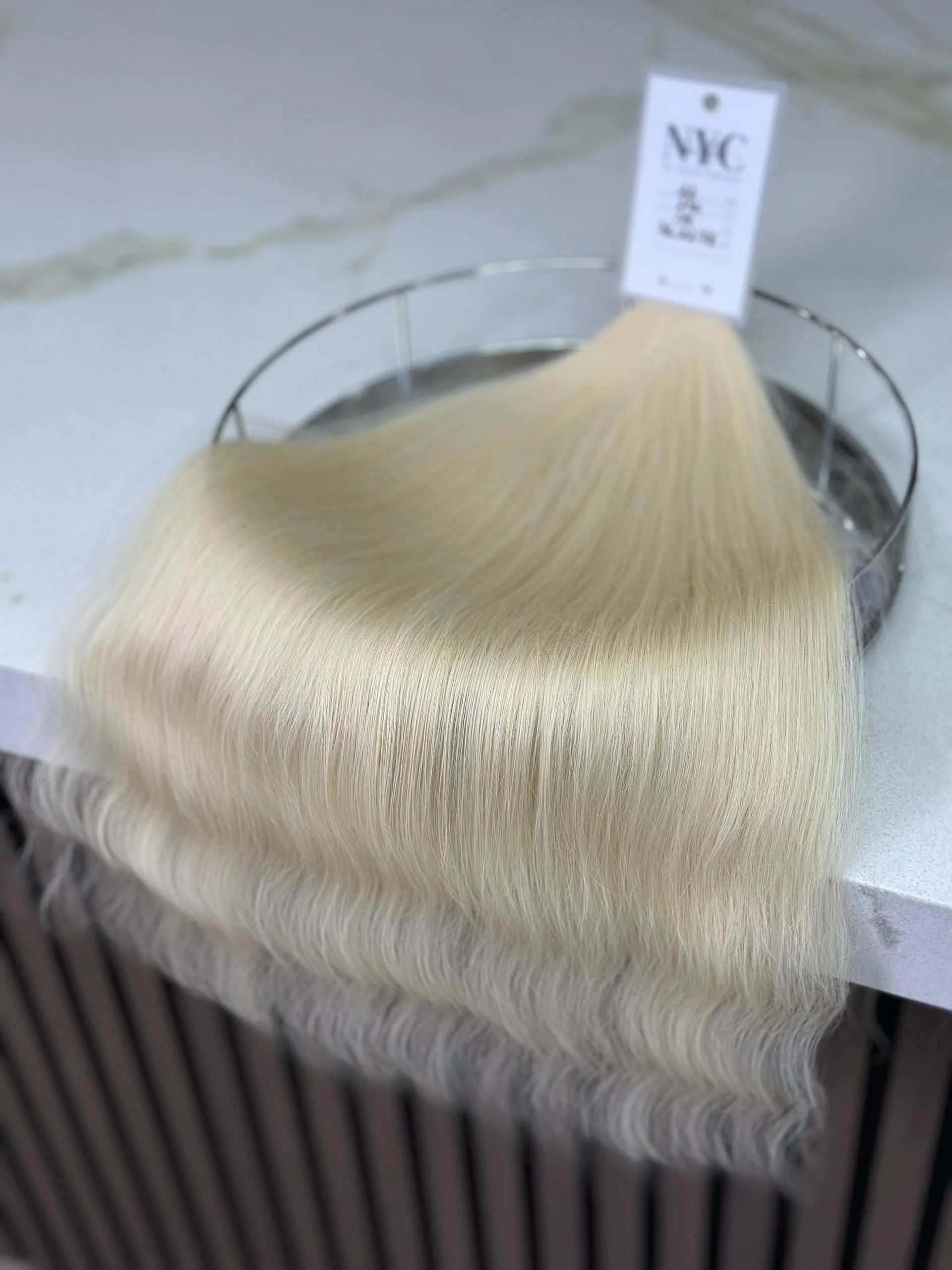 K-tip Slavic hair, colored, wavy 22 inch, 119gr, 240 str