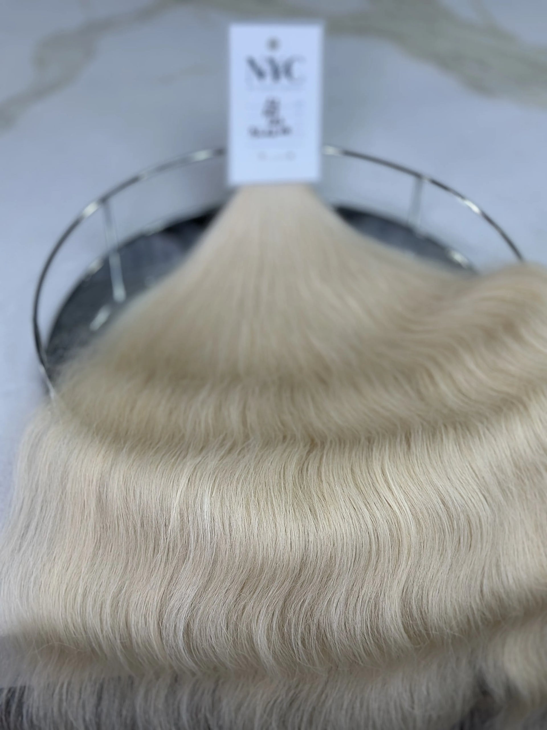 K-tip Slavic hair, colored, wavy 22 inch, 127gr, 219 str