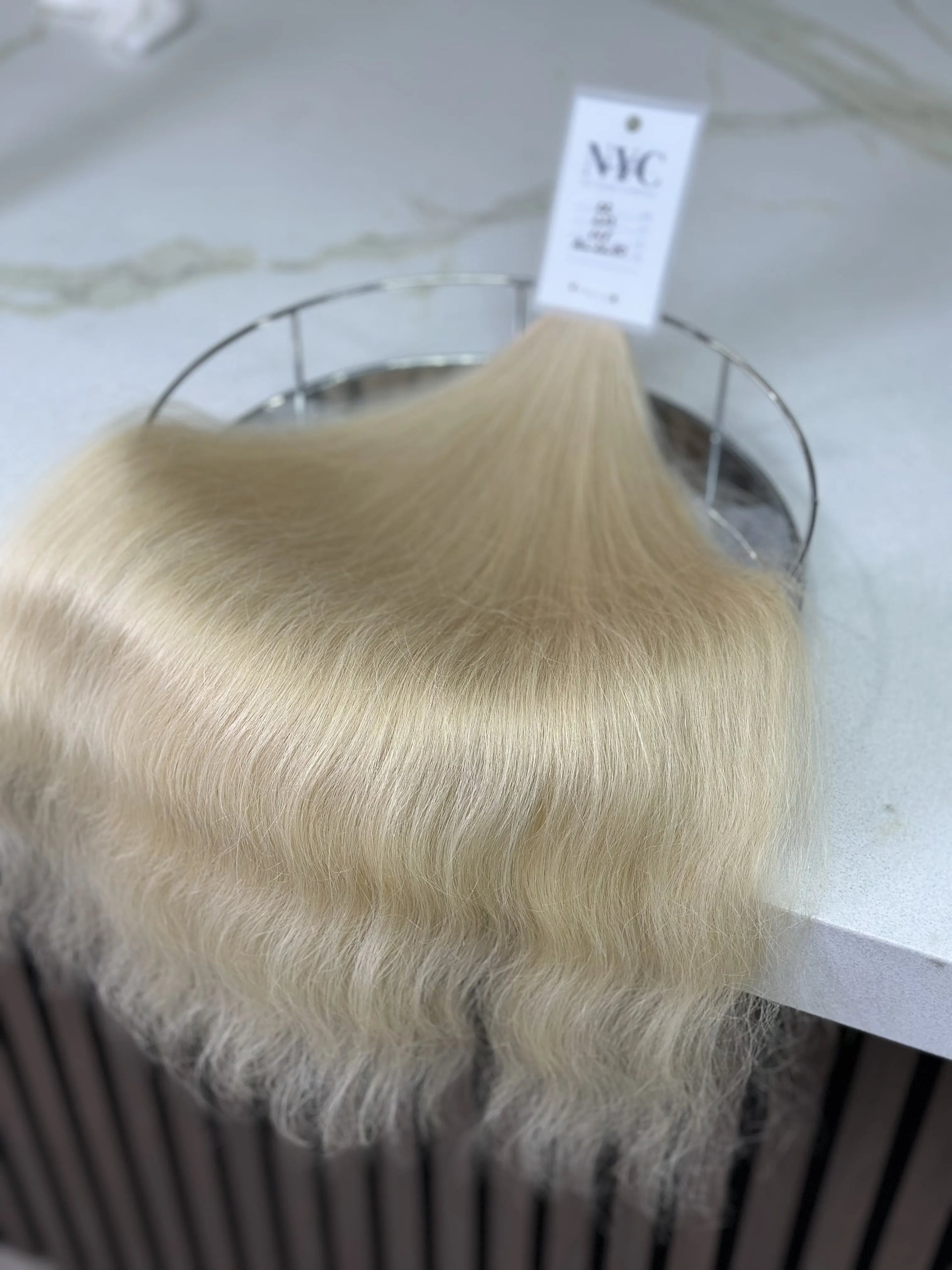 K-tip Slavic hair, colored, wavy 22 inch, 115gr, 233 str