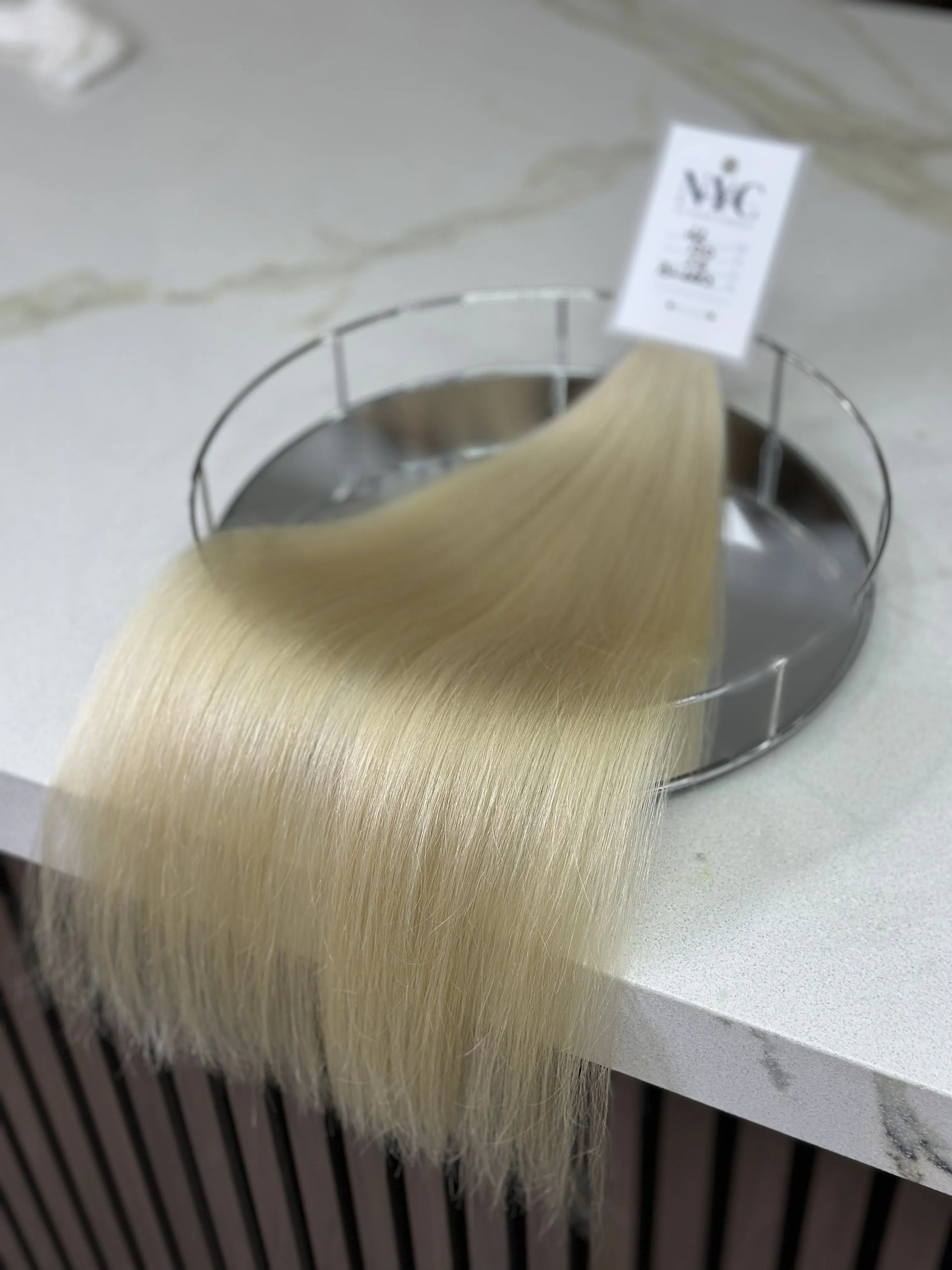 K-tip Slavic hair, colored, straight 22 inch, 56gr, 130 str