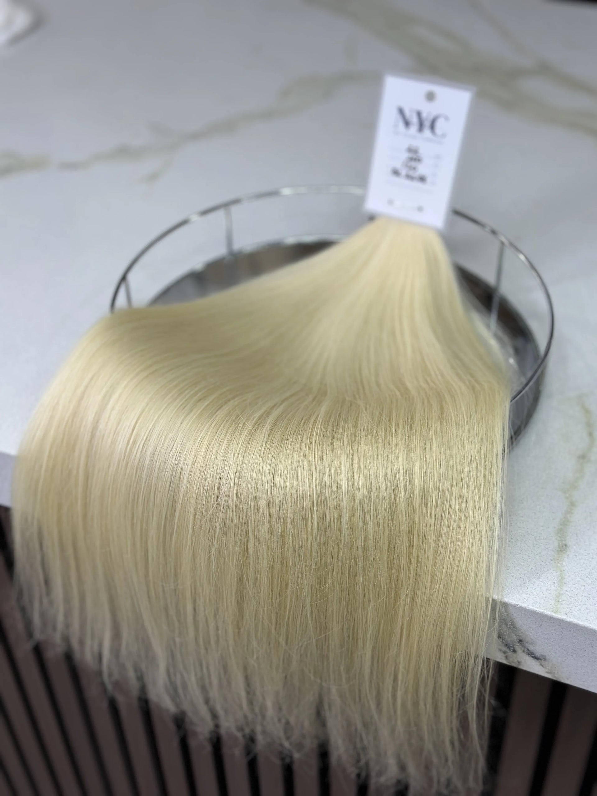 K-tip Slavic hair, colored, wavy 22 inch, 73gr, 130 str