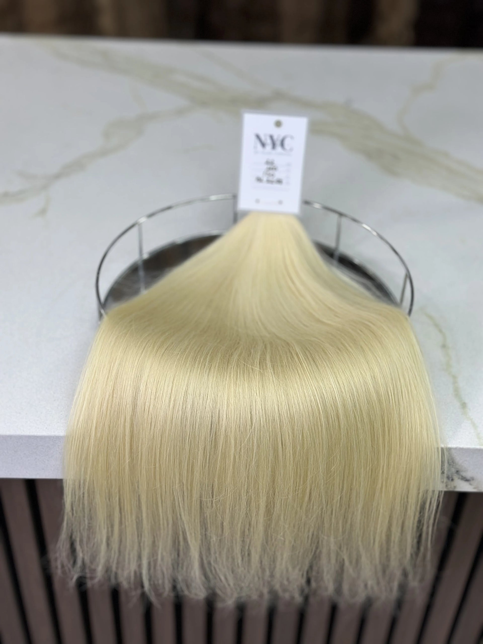 K-tip Slavic hair, colored, wavy 22 inch, 73gr, 130 str