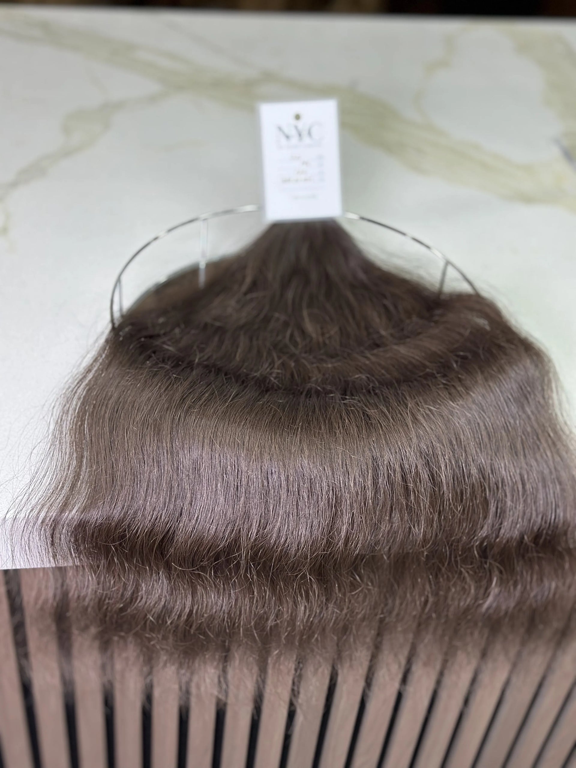 K-tip Slavic hair, colored, wavy 22 inch, 129gr, 196str