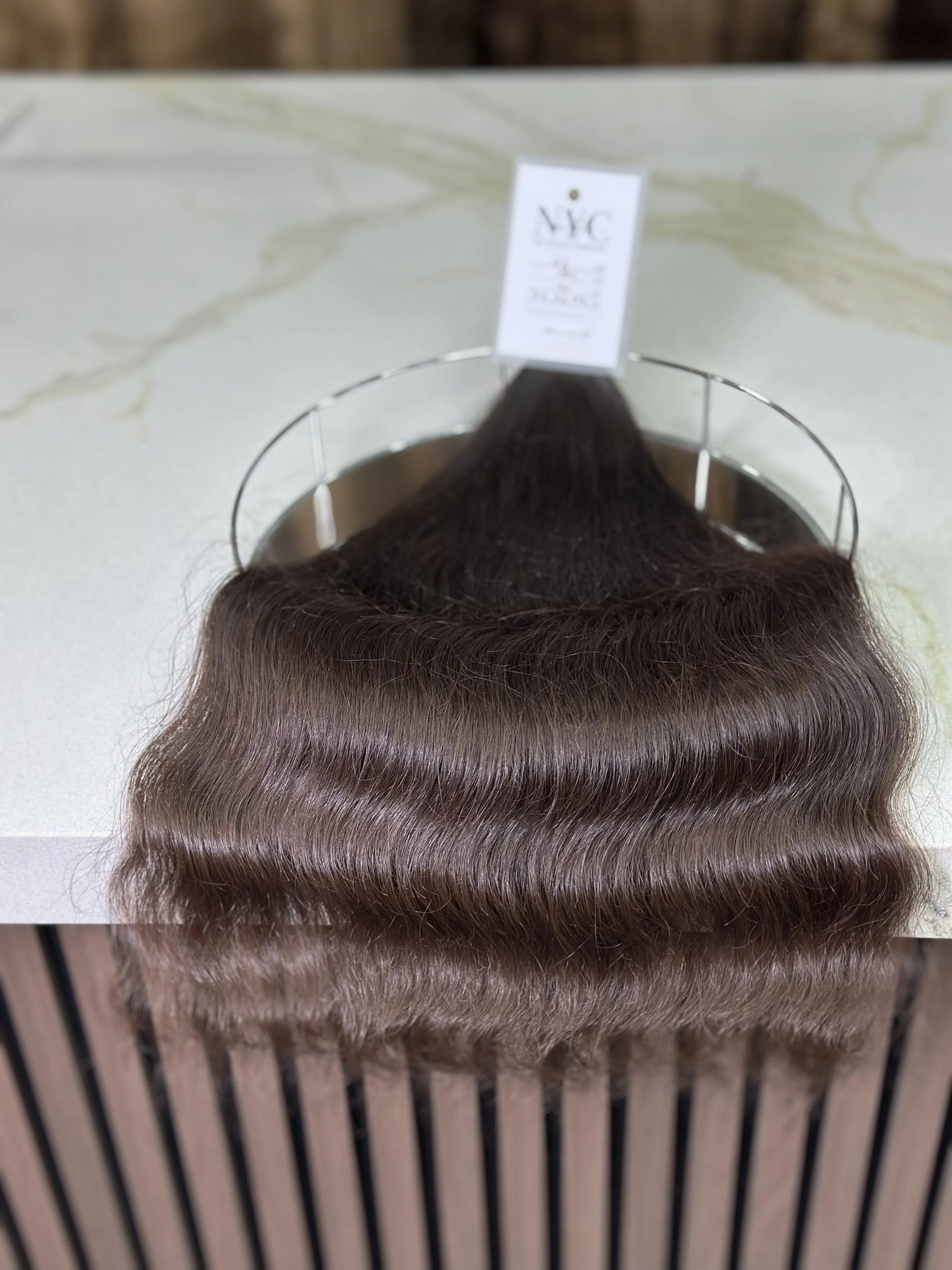 K-tip Slavic hair, colored, wavy 22 inch, 131gr, 197str