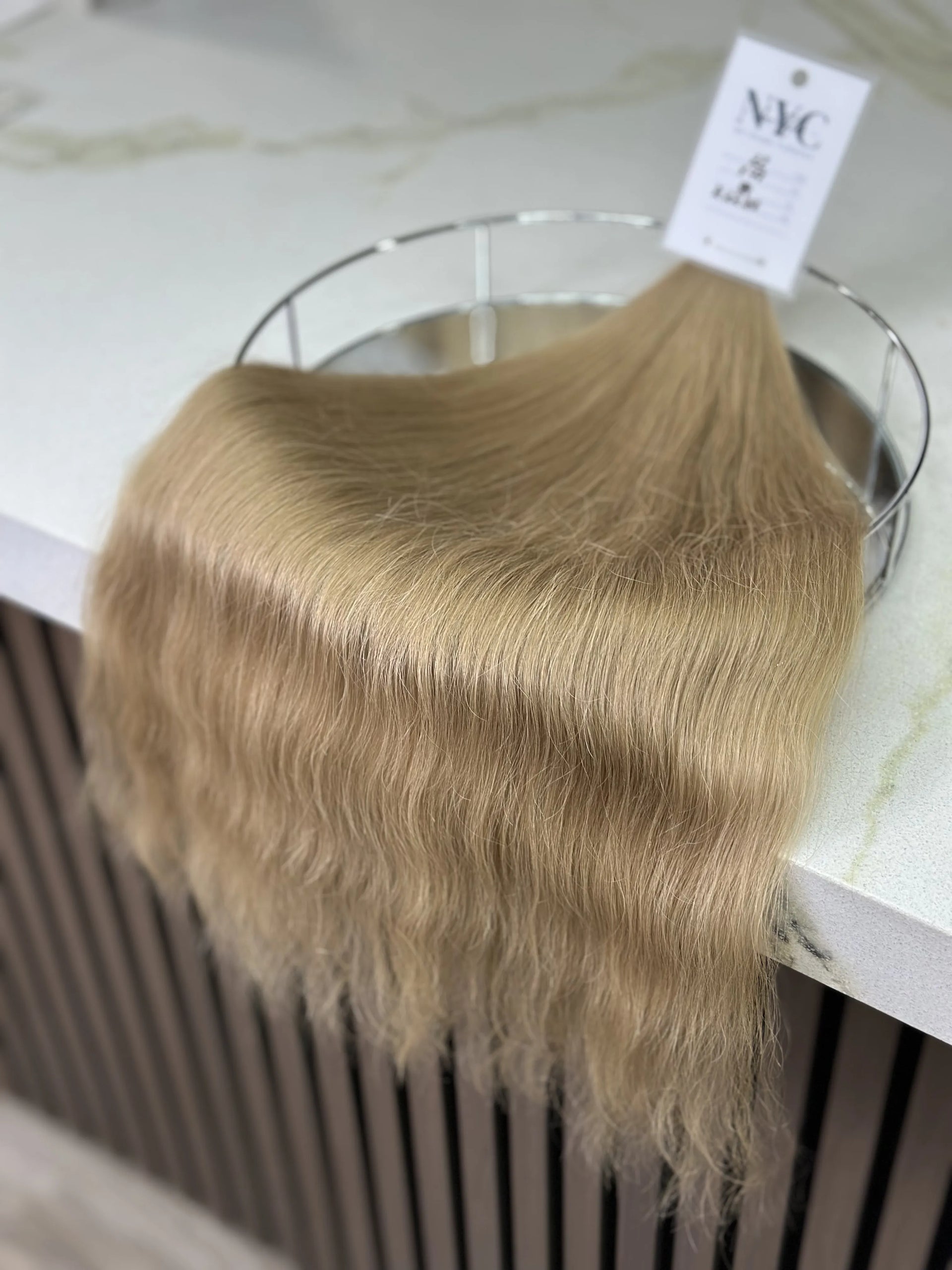 K-tip Slavic hair, colored, wavy 22 inch, 98gr, 177 str