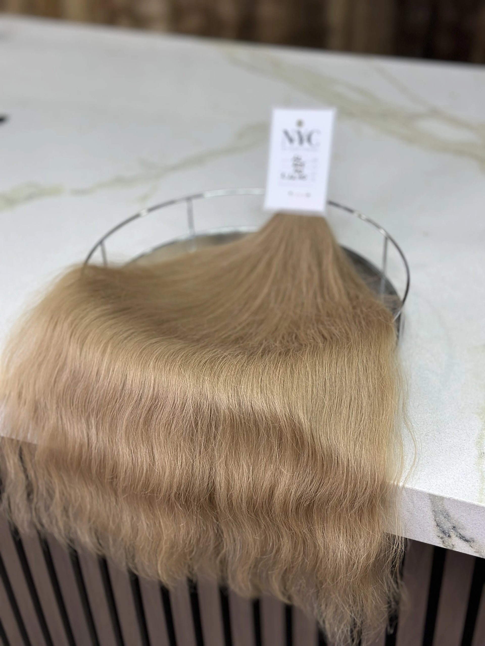 K-tip Slavic hair, colored, wavy 22 inch, 110gr, 205str