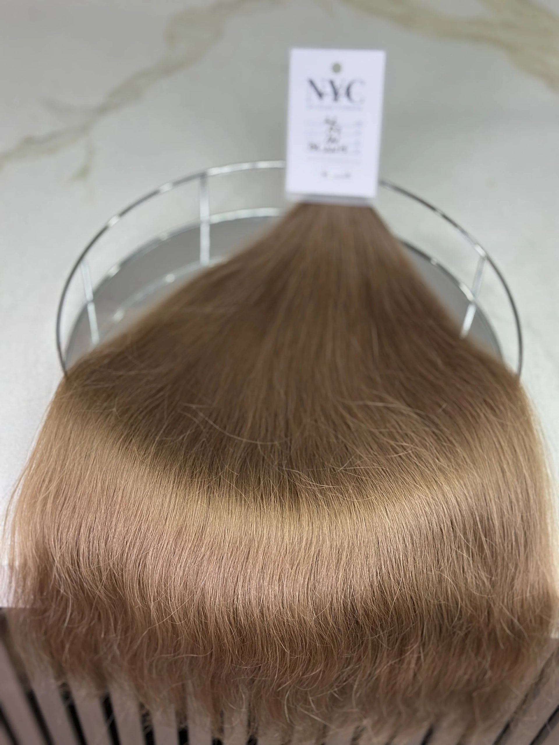 K-tip Slavic hair, colored, wavy 22 inch, 121gr, 177str