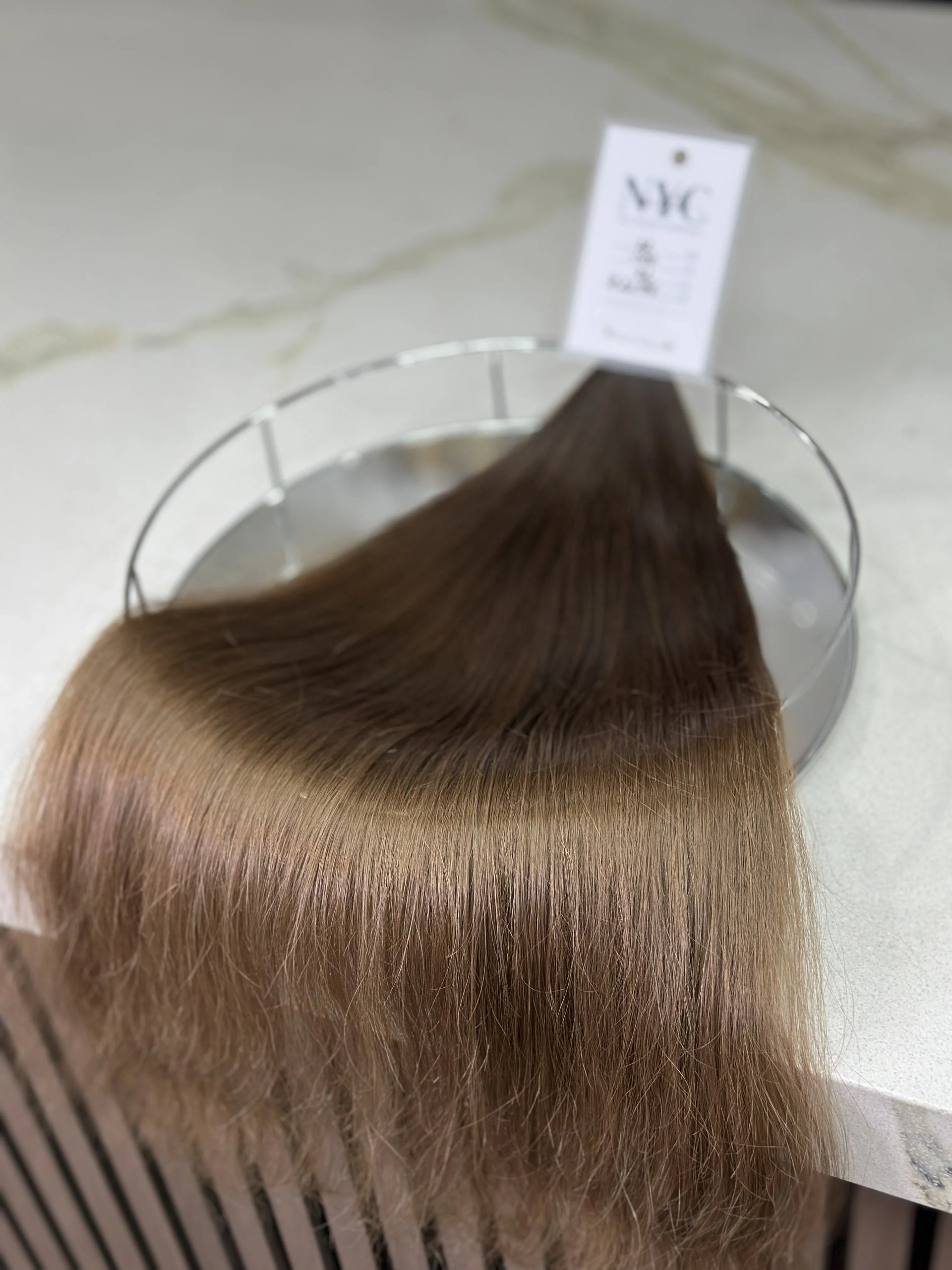 K-tip Slavic hair, colored, wavy 20 inch, 40gr, 98str