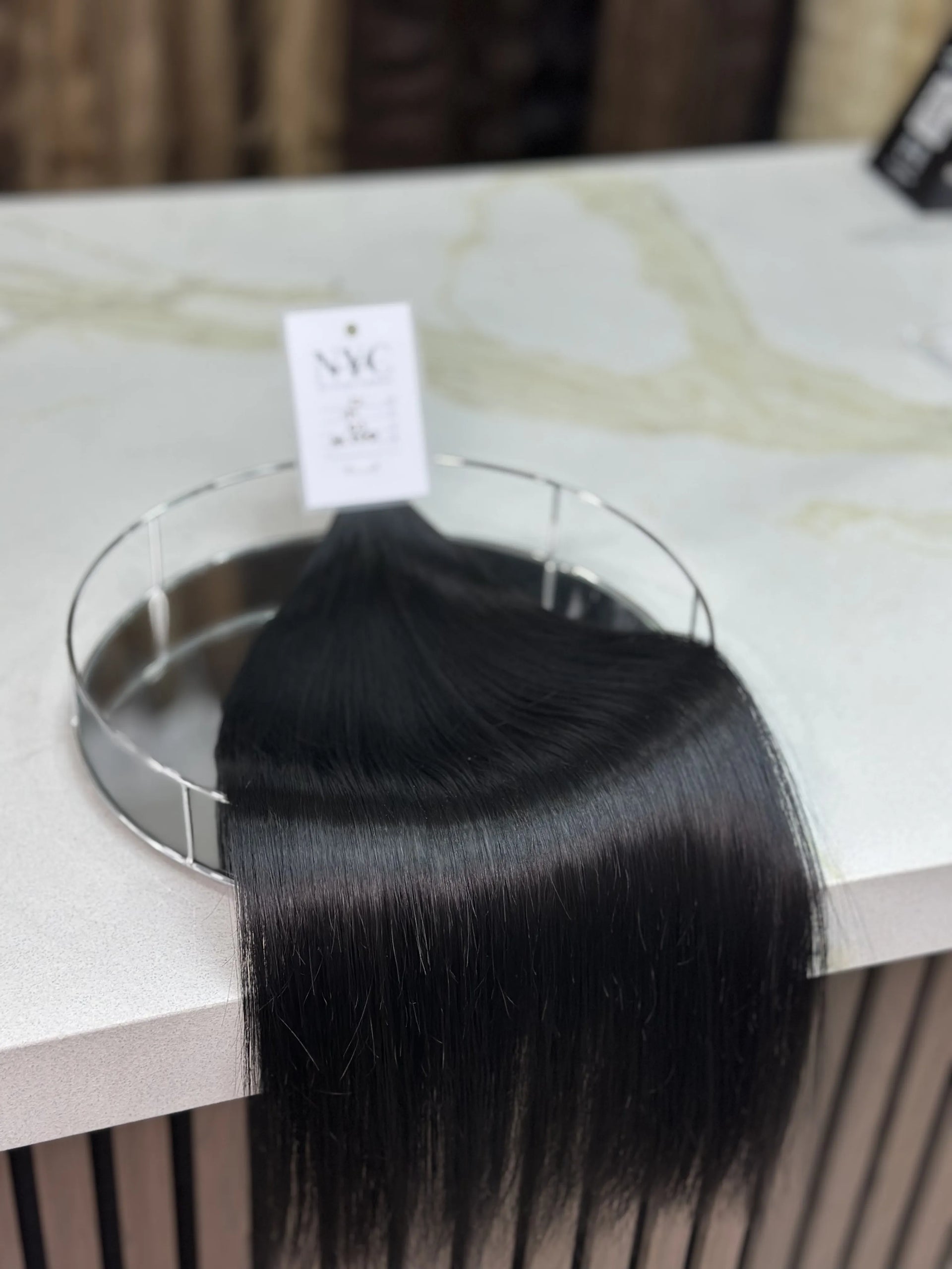 K-tip Slavic hair, colored, straight 22 inch, 103gr, 184str