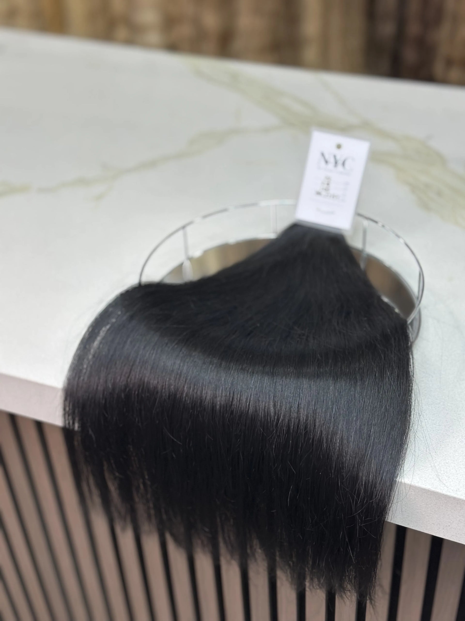 K-tip Slavic hair, colored, straight 22 inch, 129gr, 216str