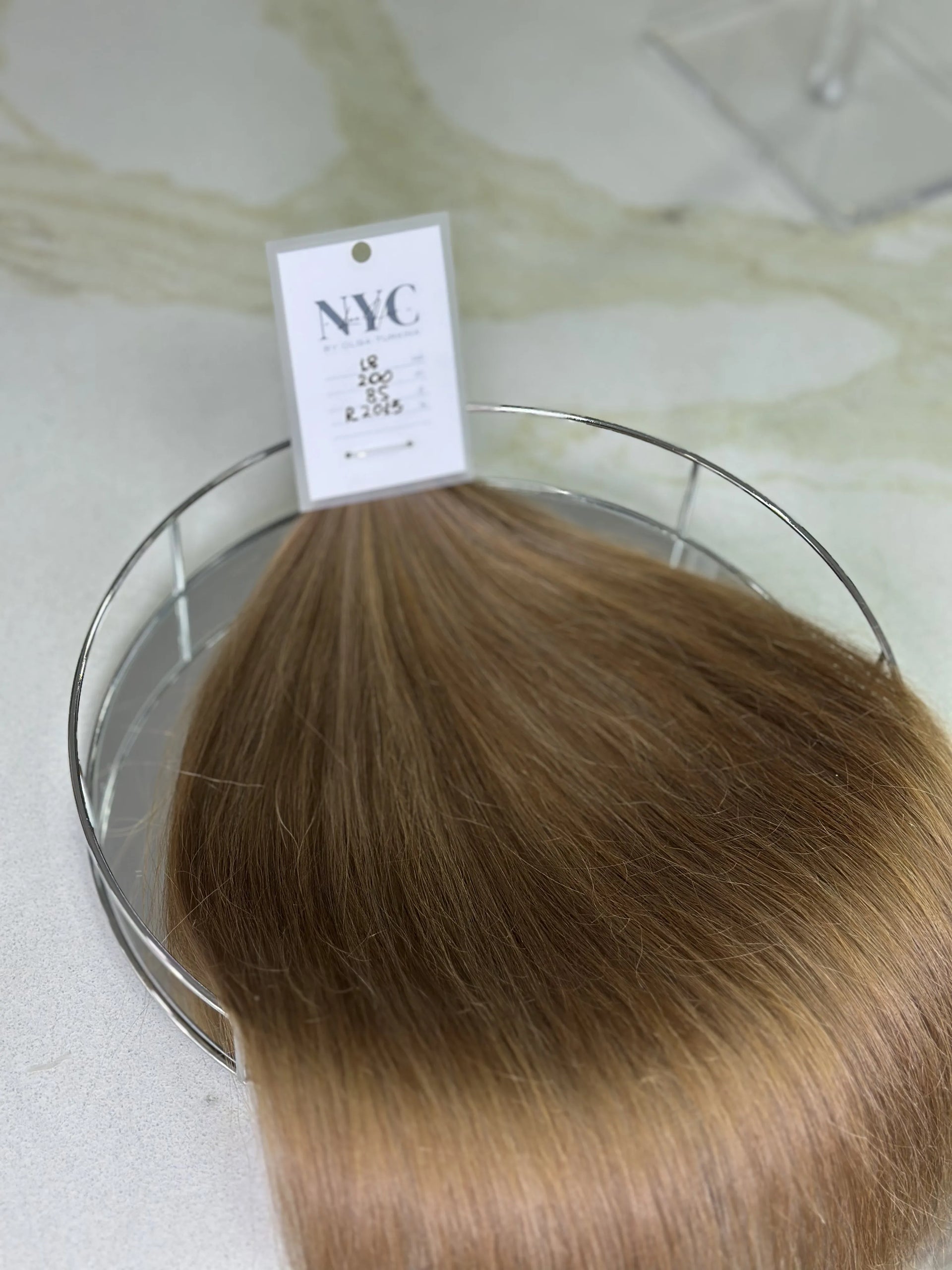 K-tip Slavic hair, colored, straight 20 inch, 85gr, 200str