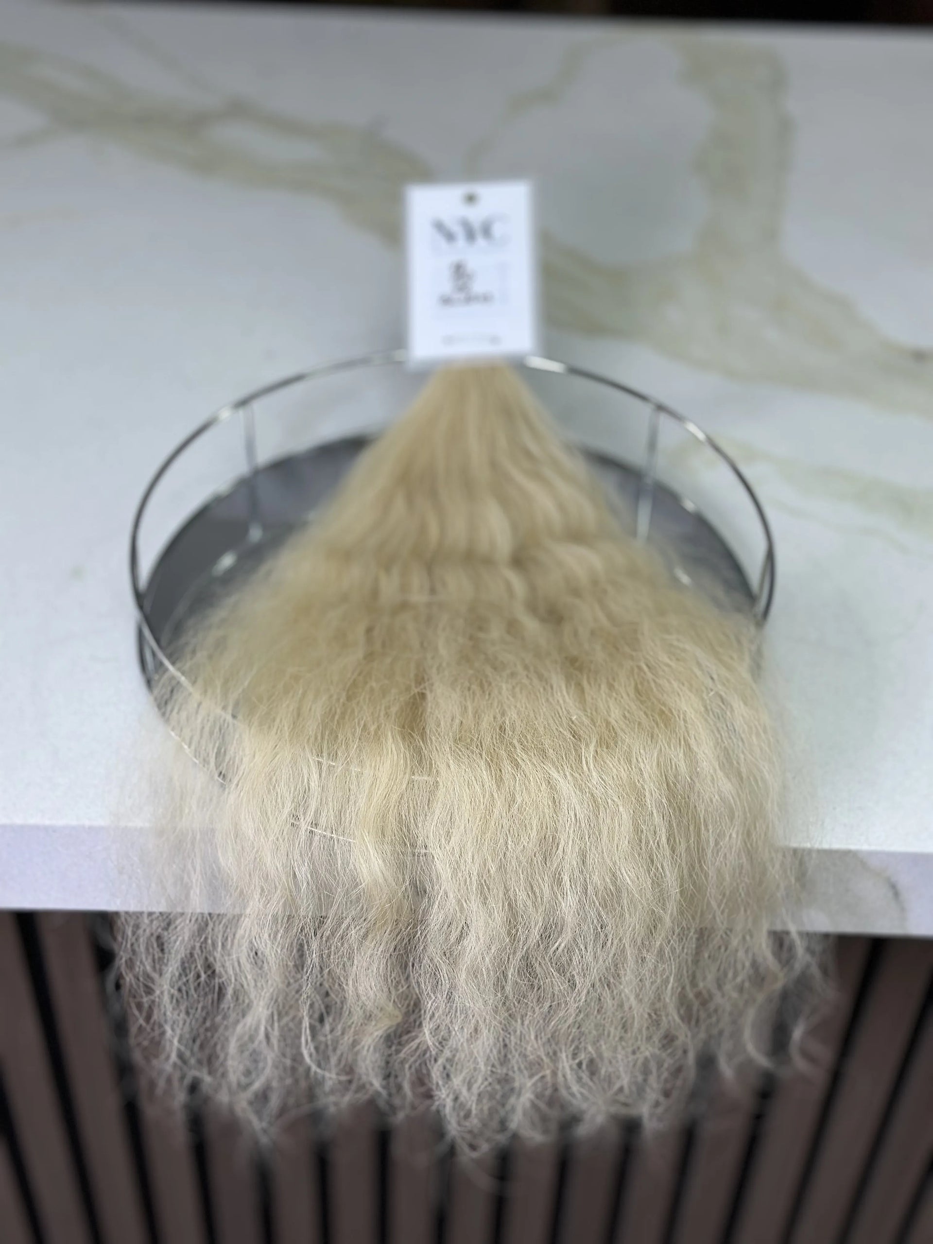 K-tip Slavic hair, colored, curly 18 inch, 46gr, 100str