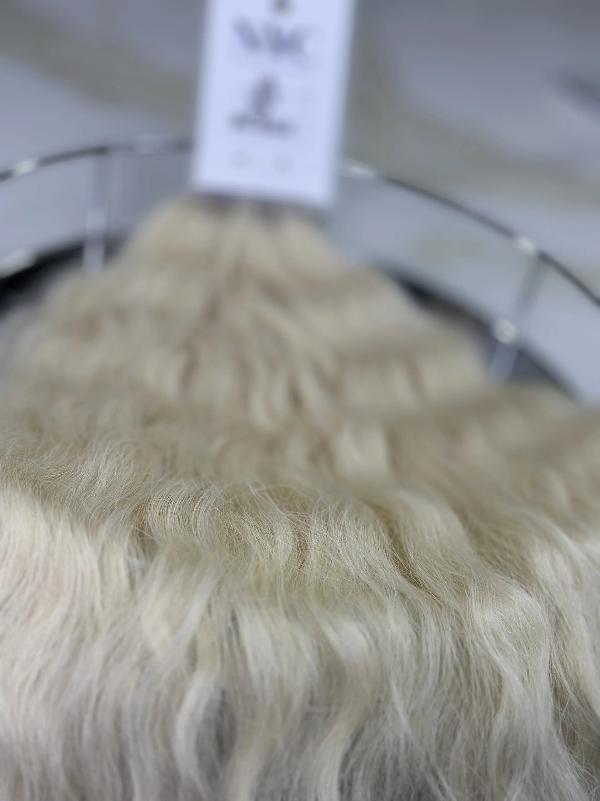 K-tip Slavic hair, colored, curly 18 inch, 97gr, 155str