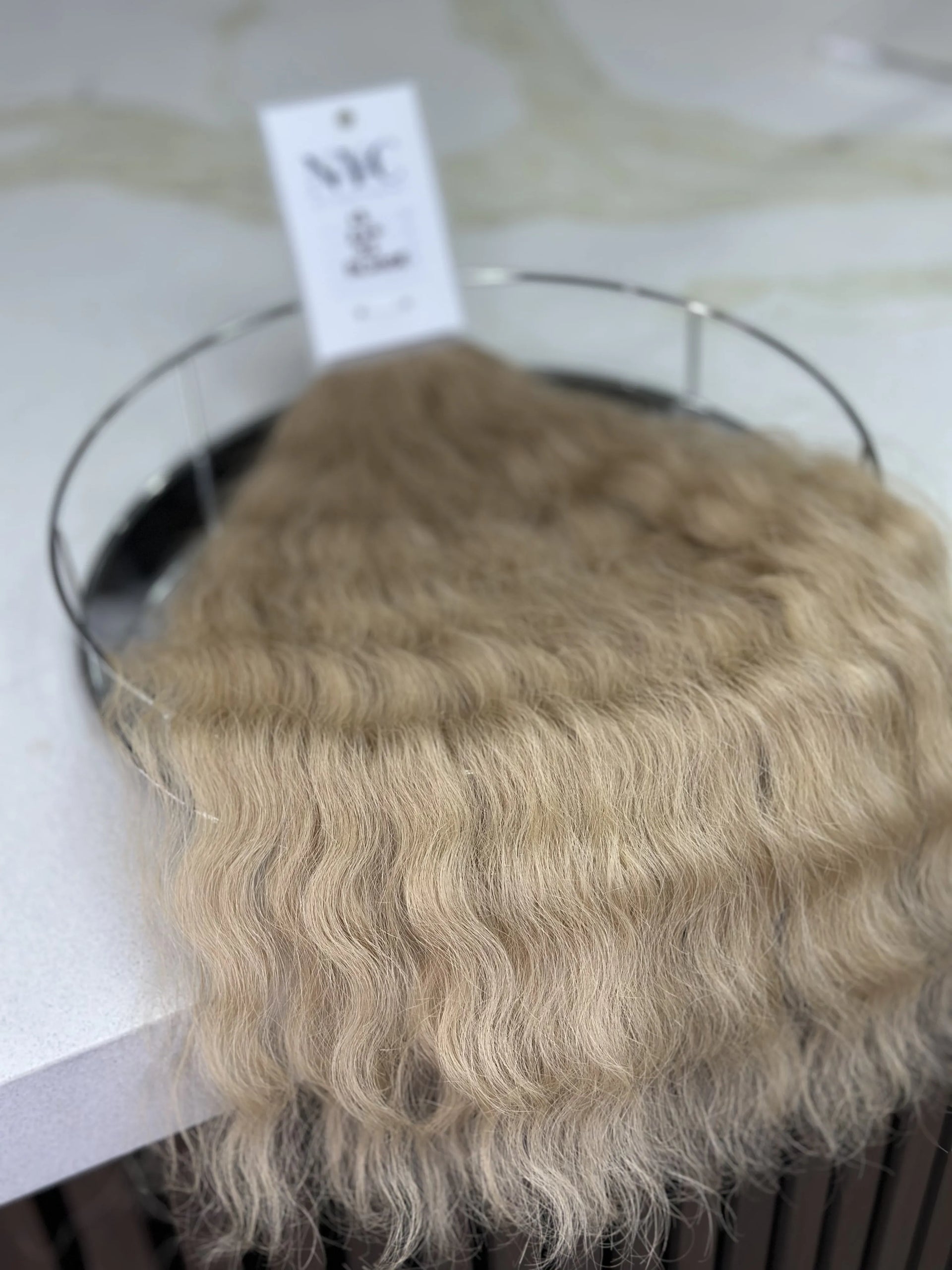 K-tip Slavic hair, colored, curly 18 inch, 92gr, 227str